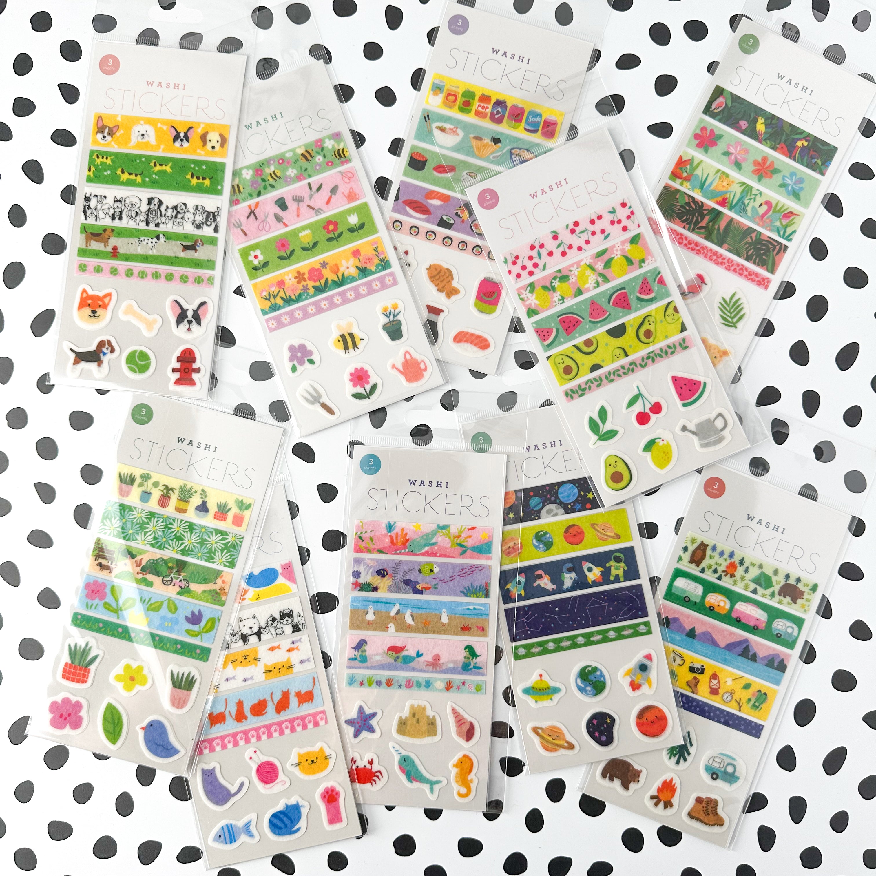 Washi Sticker Sheets