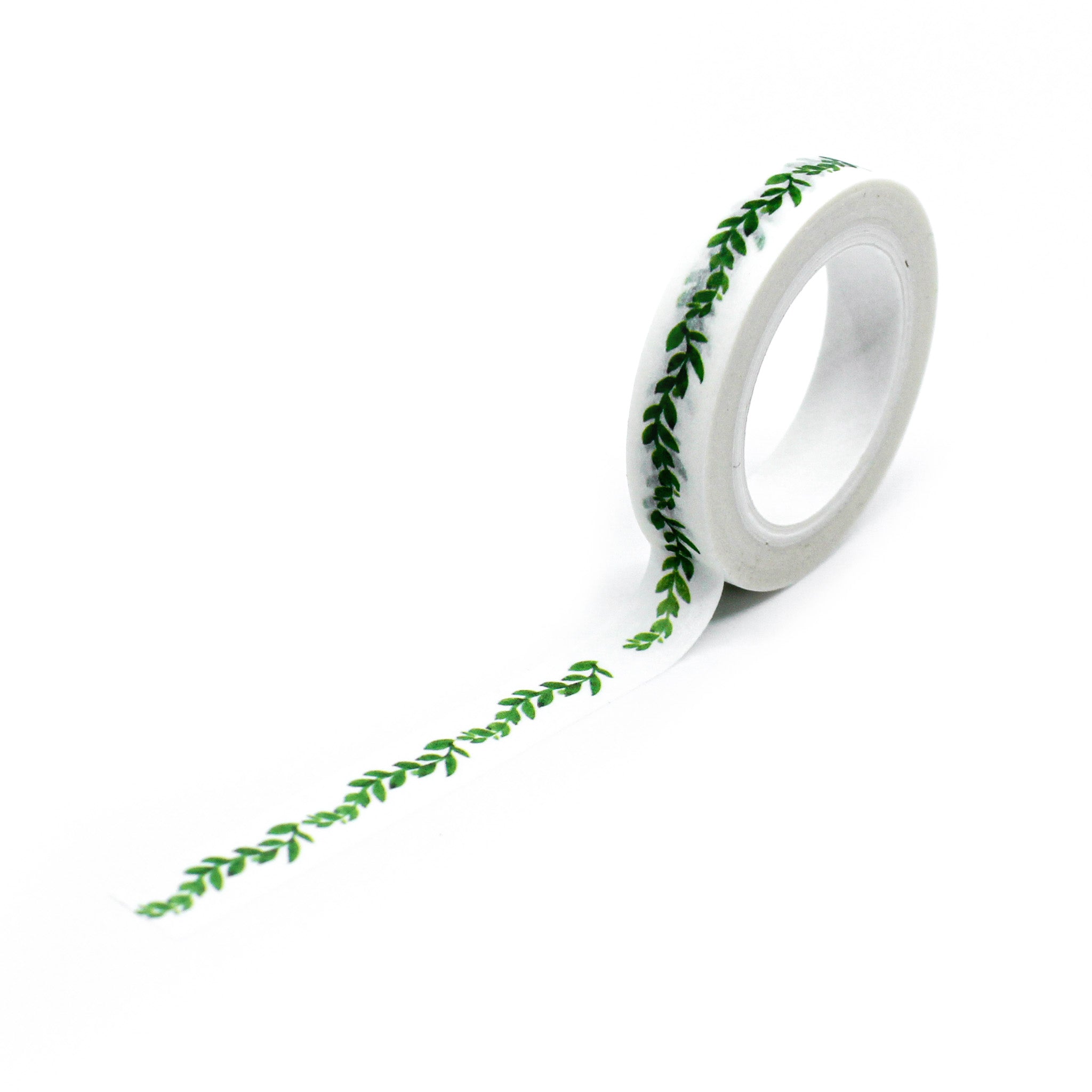 This elegant and beautiful Geen Vine Washi Tape is perfect for plant care and watering schedule Journaling, Wedding events and invites, and as a lovely spring planner spread. This washi tape is from BBB Supplies Craft Shop.