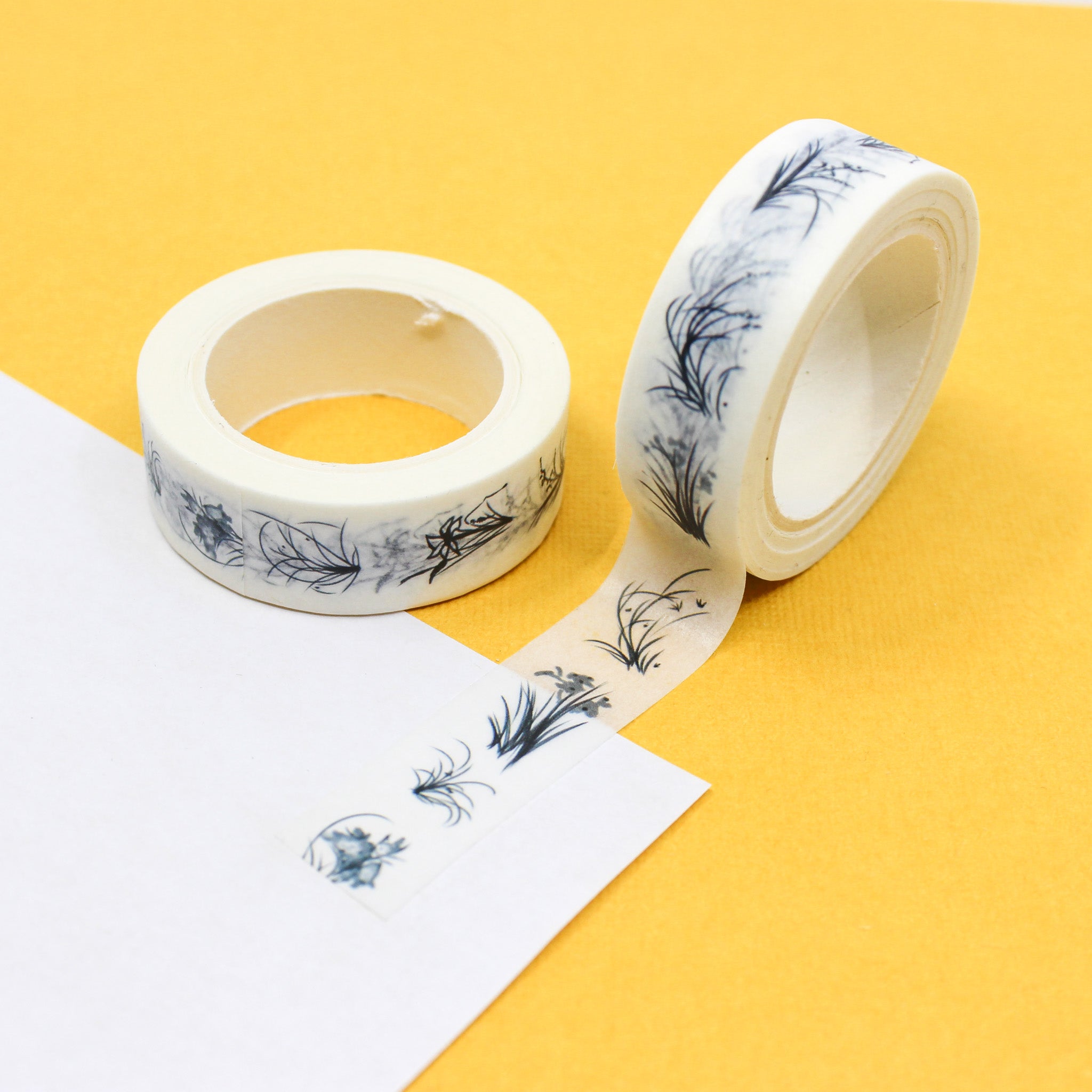 This is a willow botanicals branch pattern washi tape from BBB Supplies Craft Shop