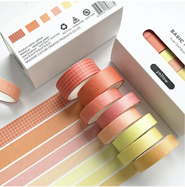 Color Coordinated Washi Tape Journaling Sets
