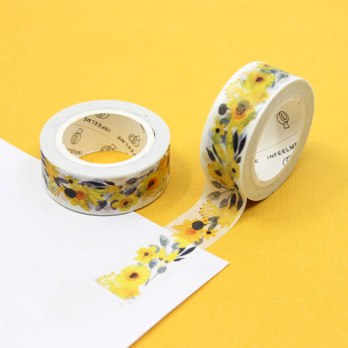 Yellow Flowers Washi Tape