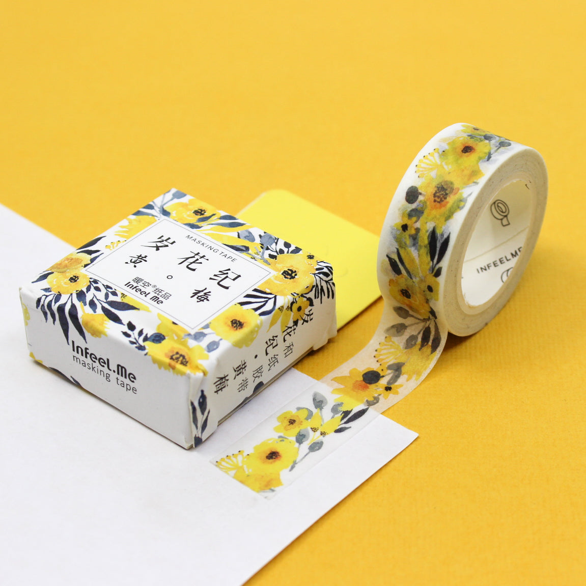 Yellow Flowers Washi Tape