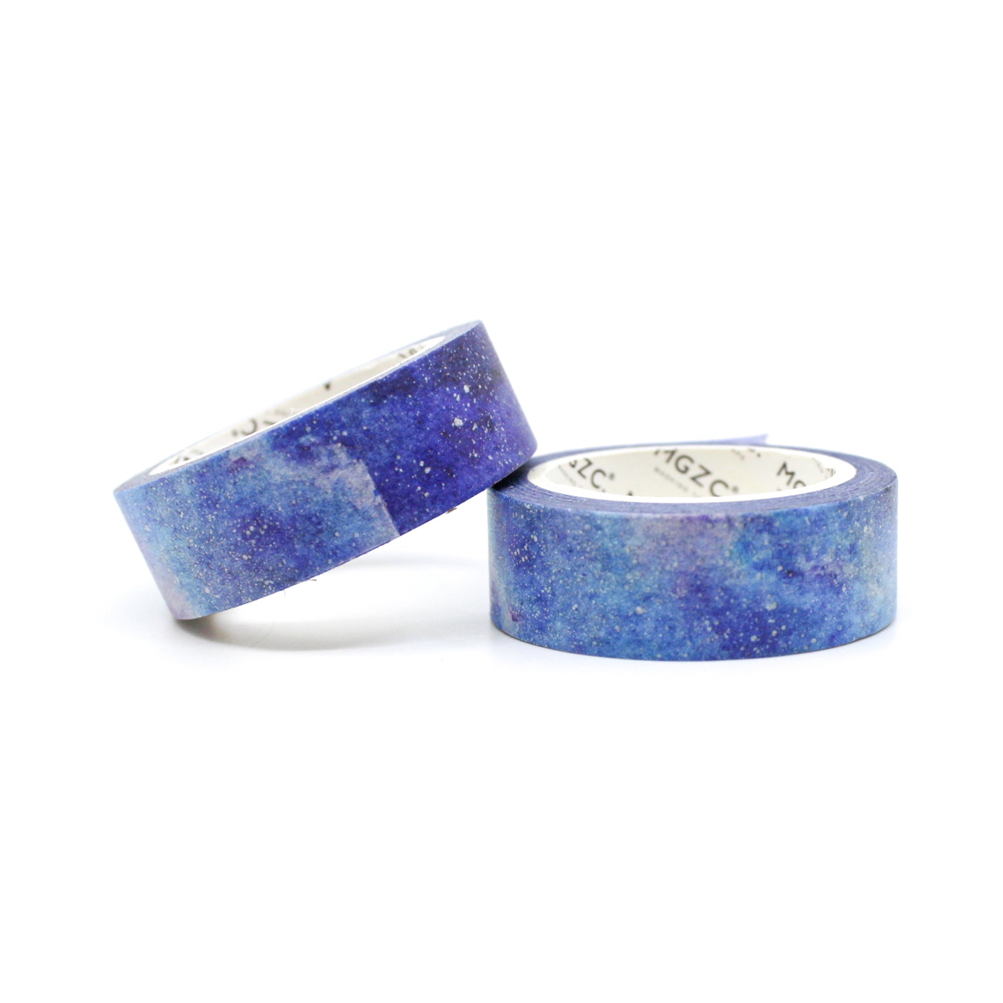 This blue marble watercolor washi tape is the perfect addition to your washi collection. The simplicity of the pattern is perfect for accenting and matching any project's theme while adding a beautiful and interesting pattern. This tape is sold at BBB Supplies Craft Shop.