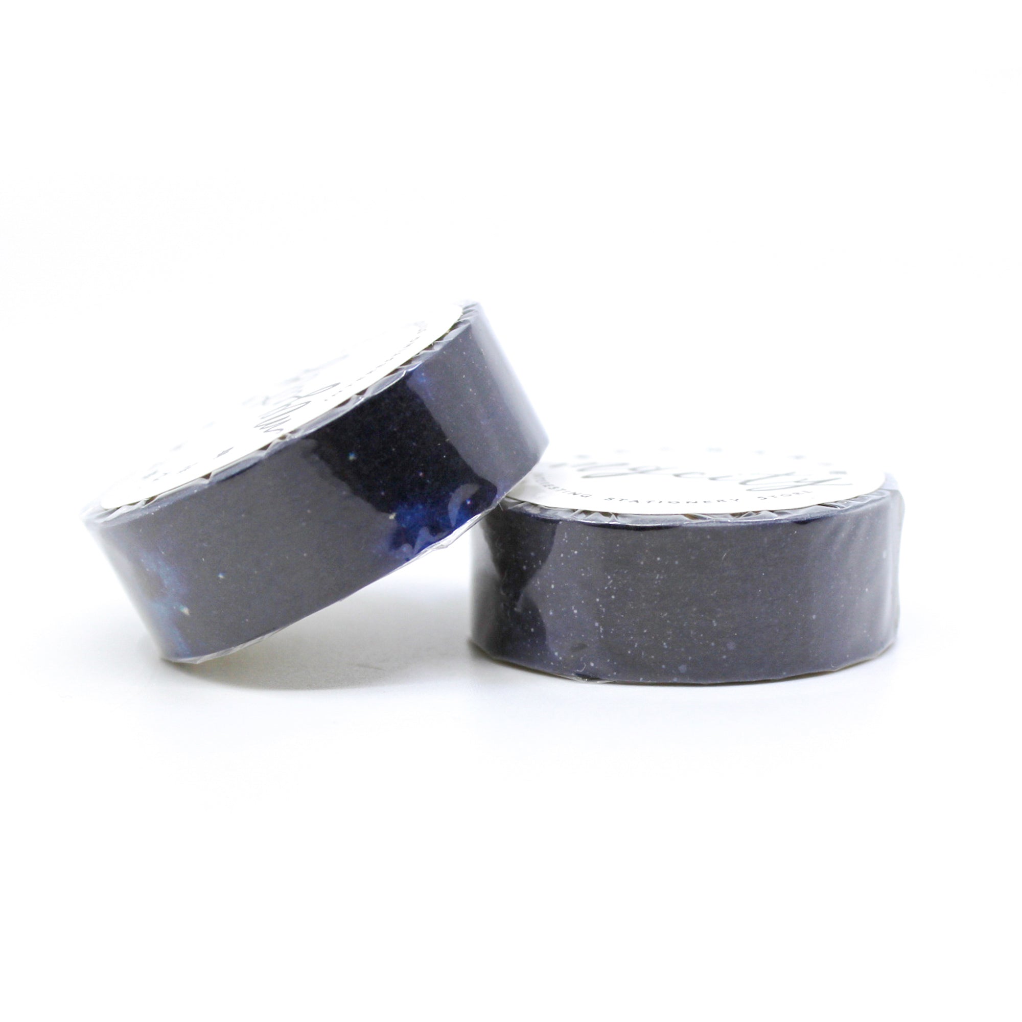 This starry night sky watercolor washi tape is the perfect addition to your washi collection. The simplicity of the pattern is perfect for accenting and matching any project's theme while adding a beautiful and interesting pattern. This tape is sold at BBB Supplies Craft Shop.