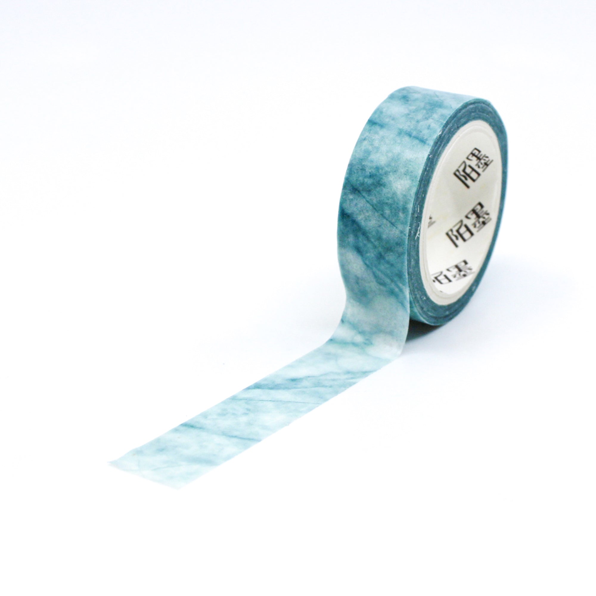 This green crystal mountain watercolor washi tape is the perfect addition to your washi collection. The simplicity of the pattern is perfect for accenting and matching any project's theme while adding a beautiful and interesting pattern. This tape is sold at BBB Supplies Craft Shop