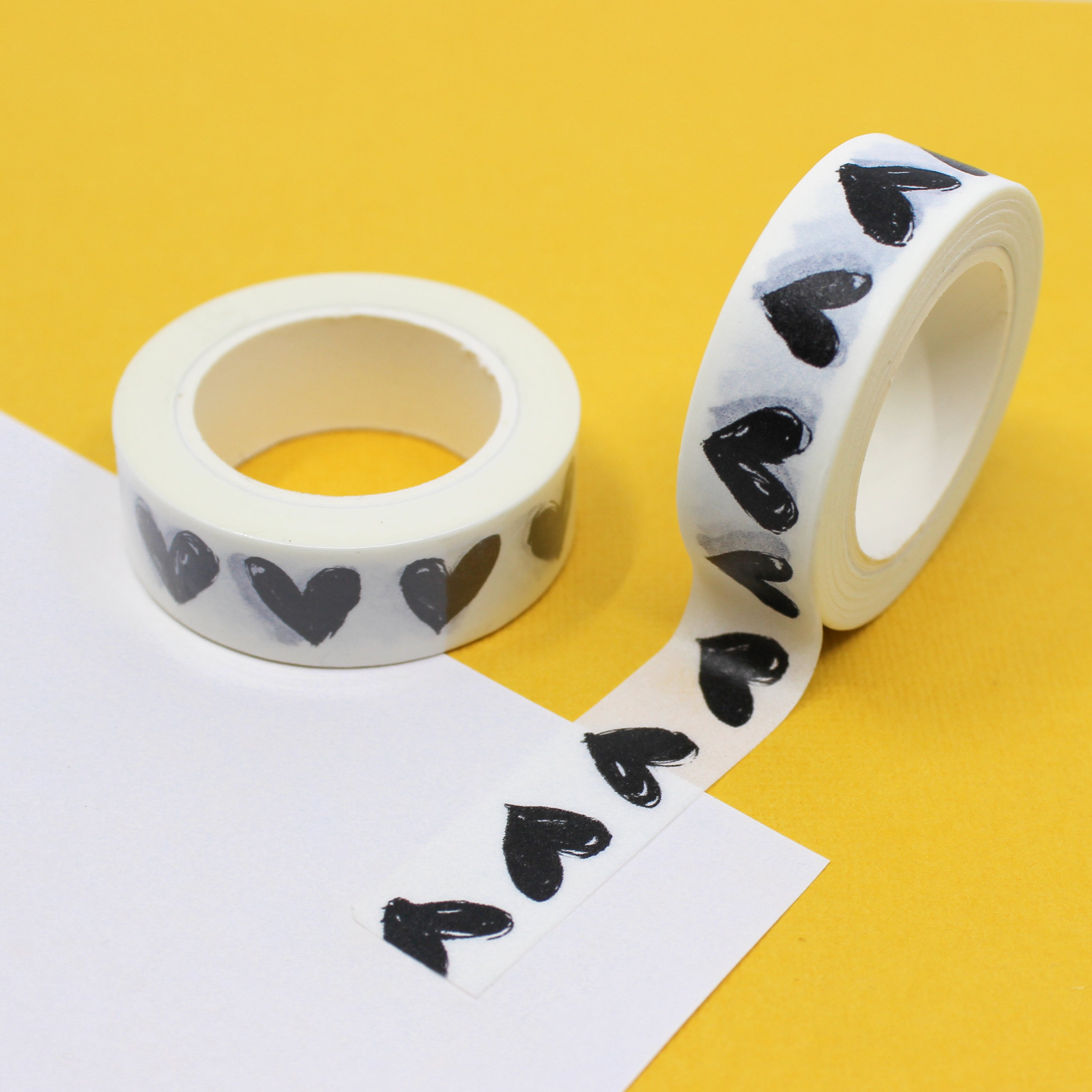 Hand Drawn Hearts Washi