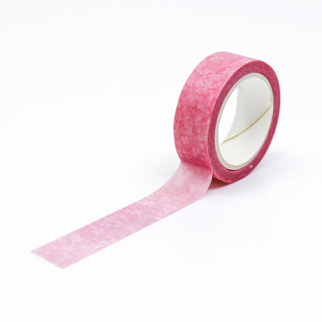 This pink little flowers watercolor washi tape is the perfect addition to your washi collection. The simplicity of the pattern is perfect for accenting and matching any project's theme while adding a beautiful and interesting pattern. This tape is sold at BBB Supplies Craft Shop.