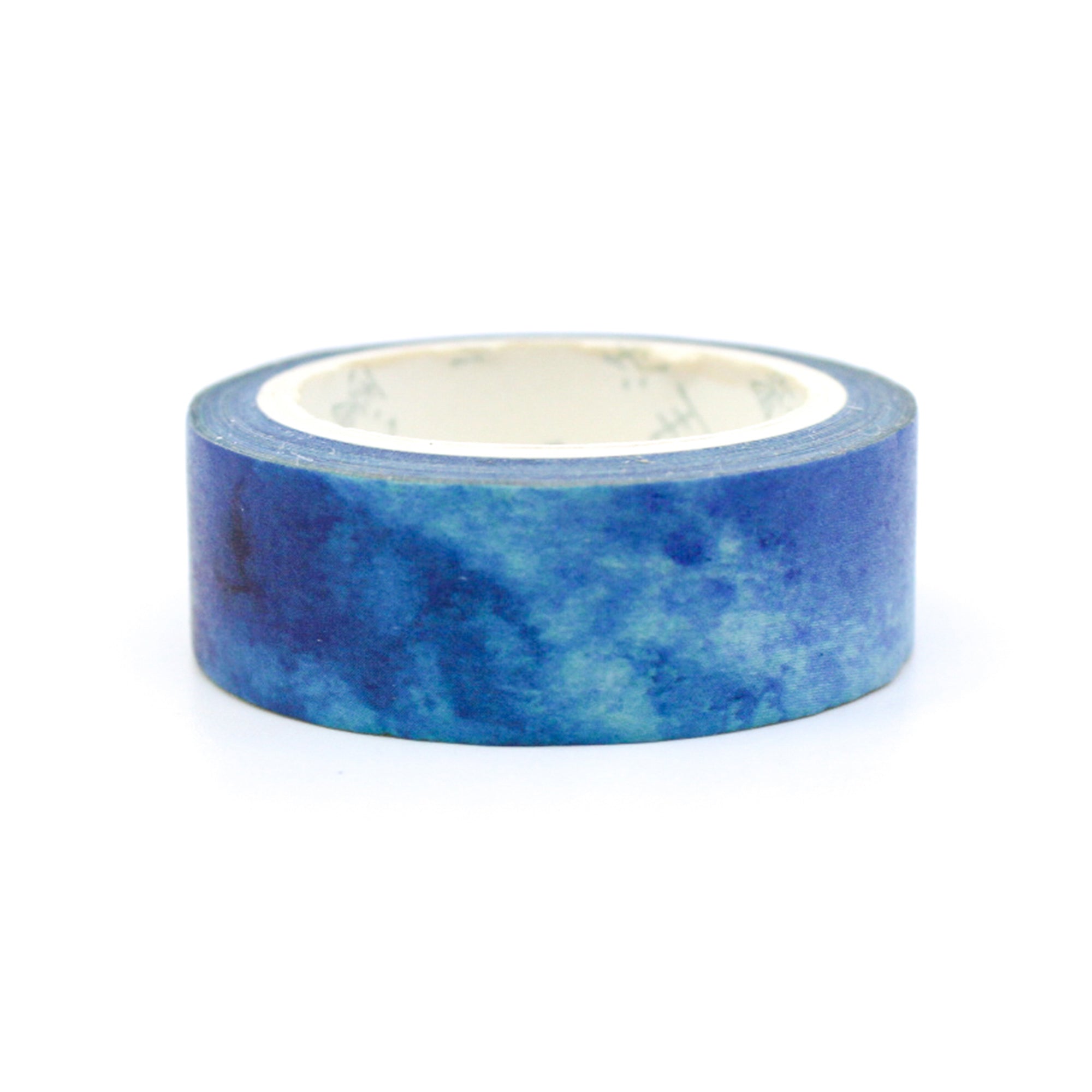 This bright turquoise-blue sky watercolor washi tape is the perfect addition to your washi collection. The simplicity of the pattern is perfect for accenting and matching any project's theme while adding a beautiful and interesting pattern. This tape is sold at BBB Supplies Craft Shop.