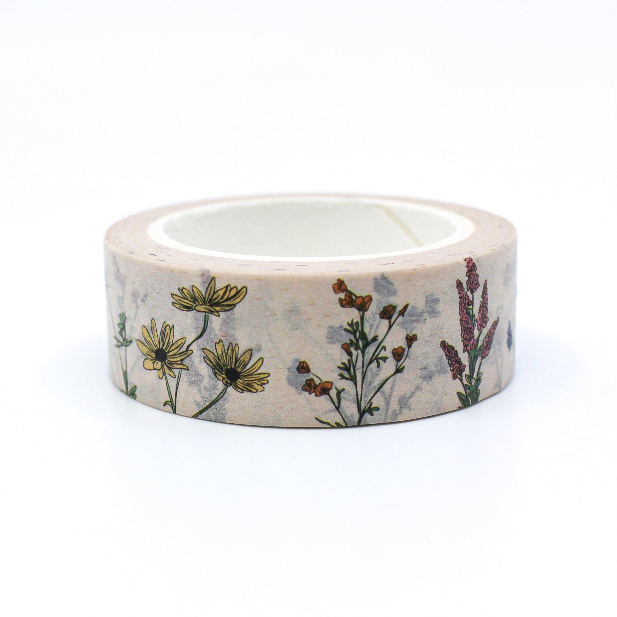 This is a collection of vintage botanical florals washi tape from BBB Supplies Craft Shop