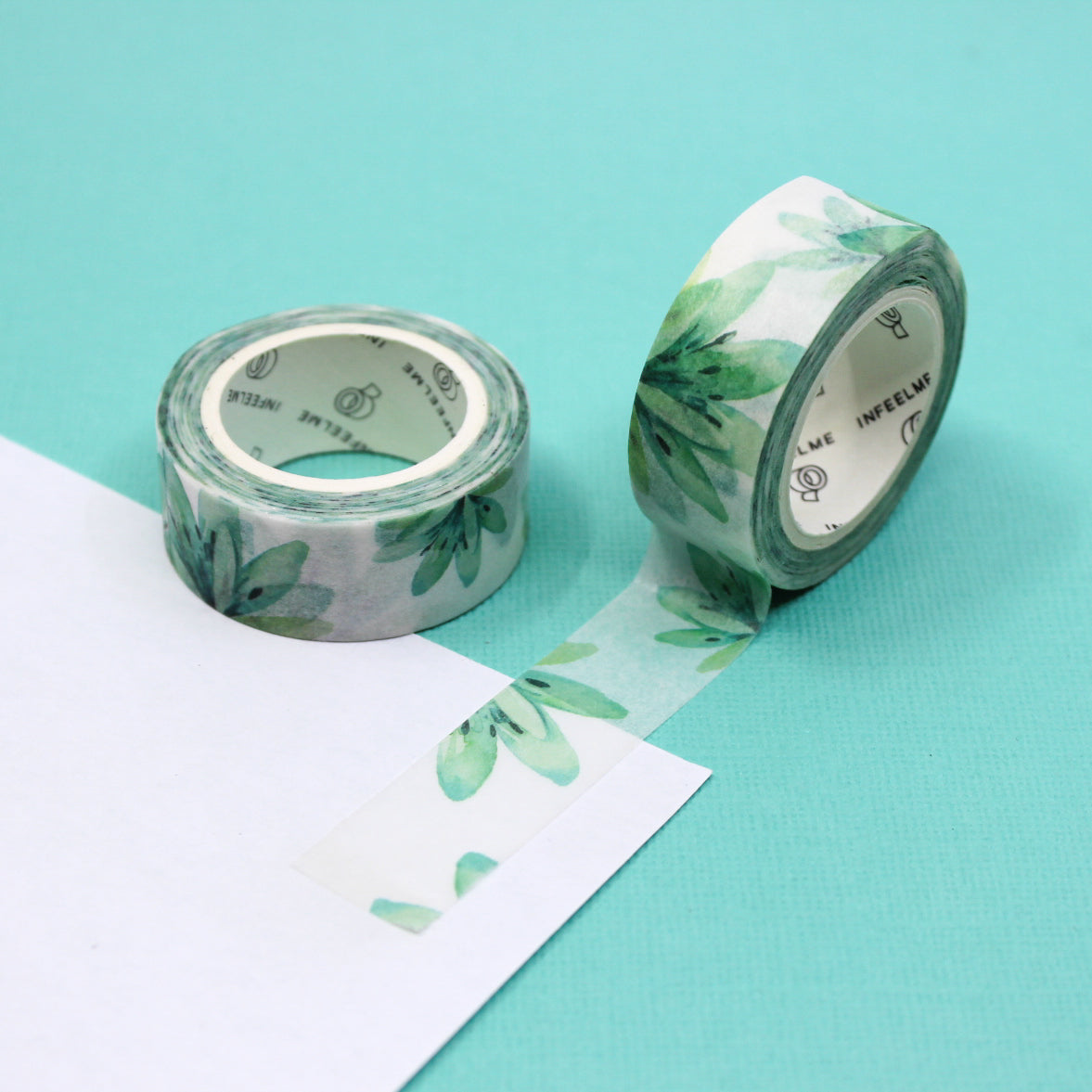 This pretty blue flower tape is a soft blue floral pattern that is perfect for your BUJO and craft projects. Spring is in the air with this vibrant tape from BBB Supplies Craft Shop.