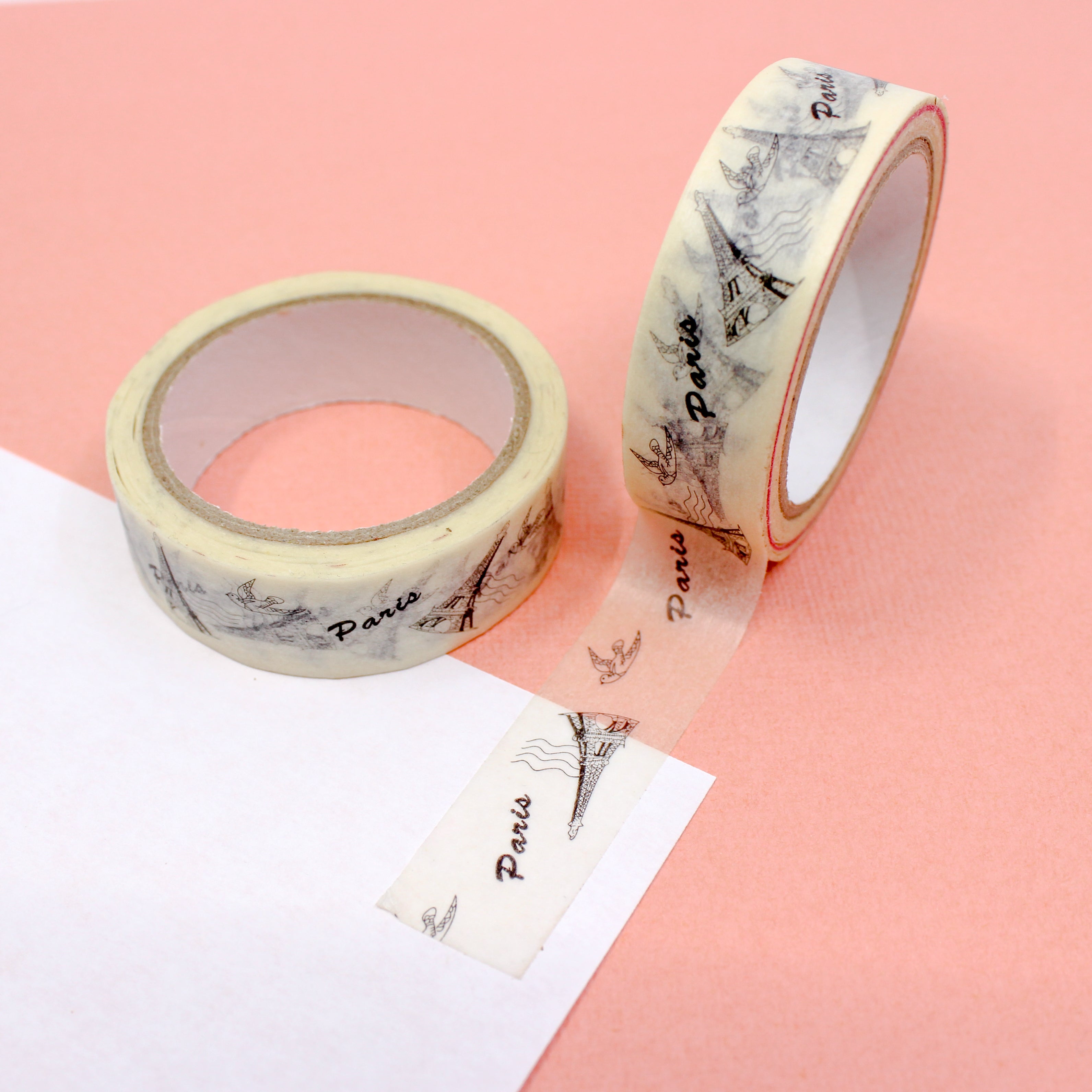 This is an elegant Paris Eiffel Tower Washi Tape from BBB Supplies Craft Shop