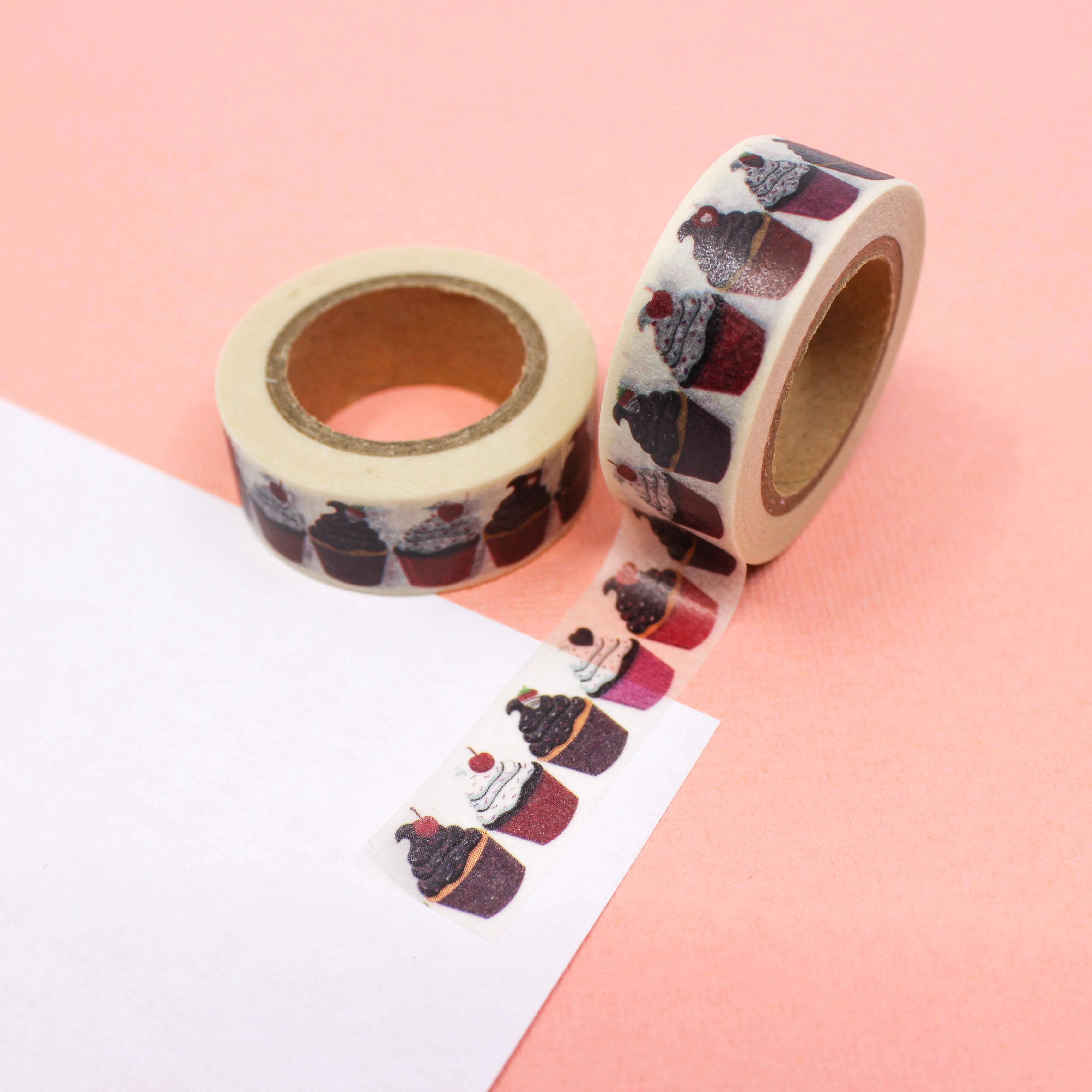 This is a brown choco cupcakes washi tape from BBB Supplies Craft Shop