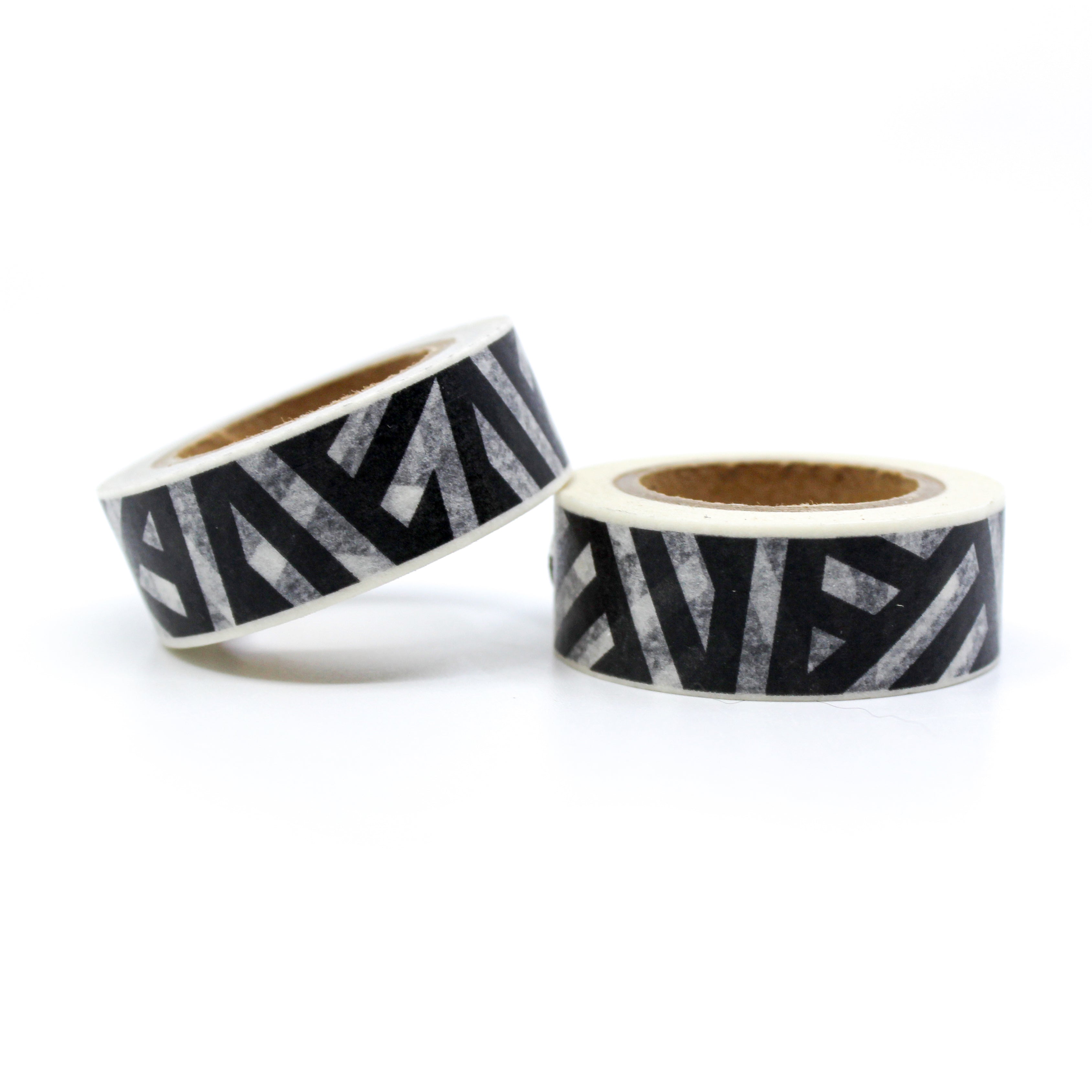 This is a cute black woven stripes for Journal Supplies, Scrapbooking washi tapes from BBB Supplies Craft Shop