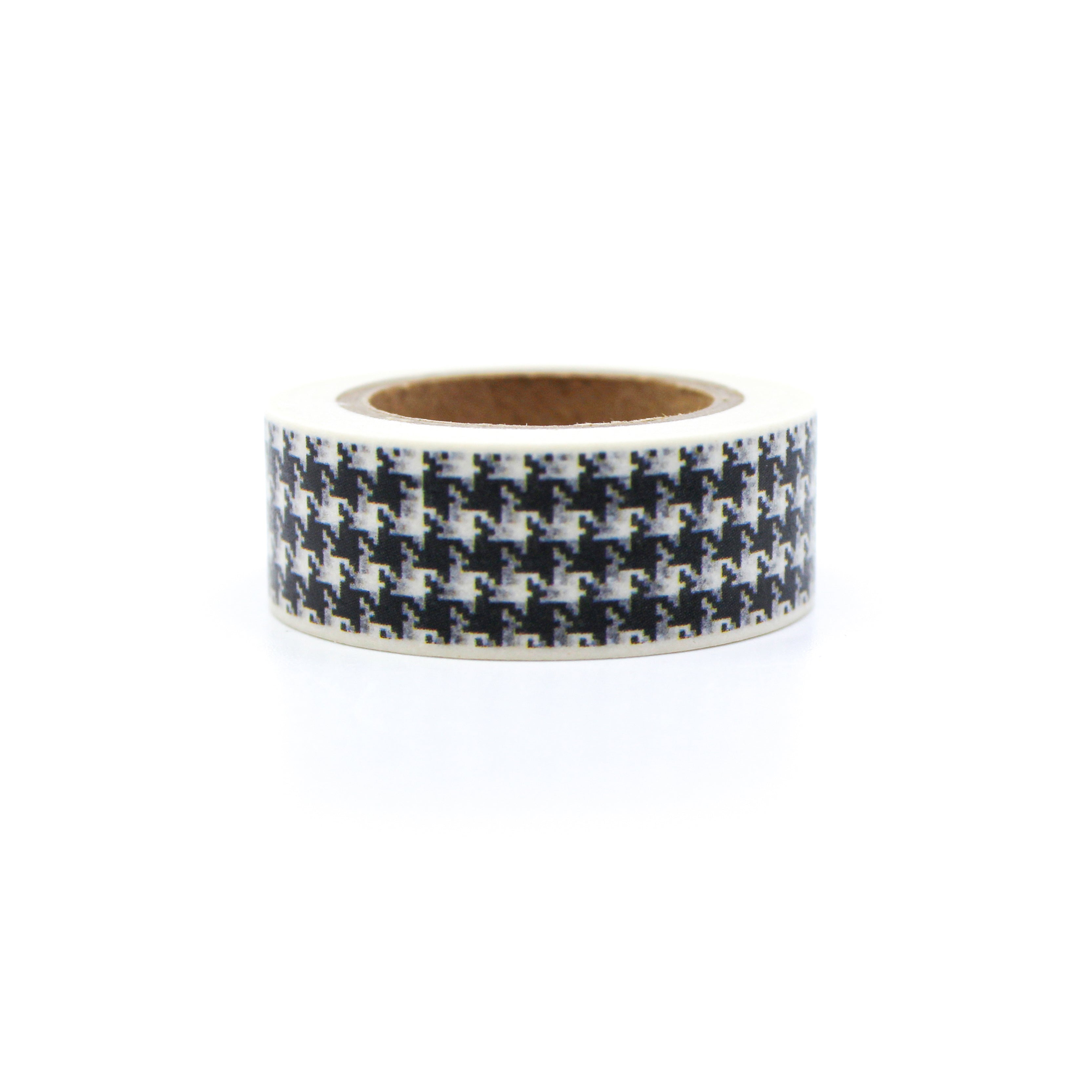 This is a black and white herringbone washi tapes from BBB Supplies Craft Shop