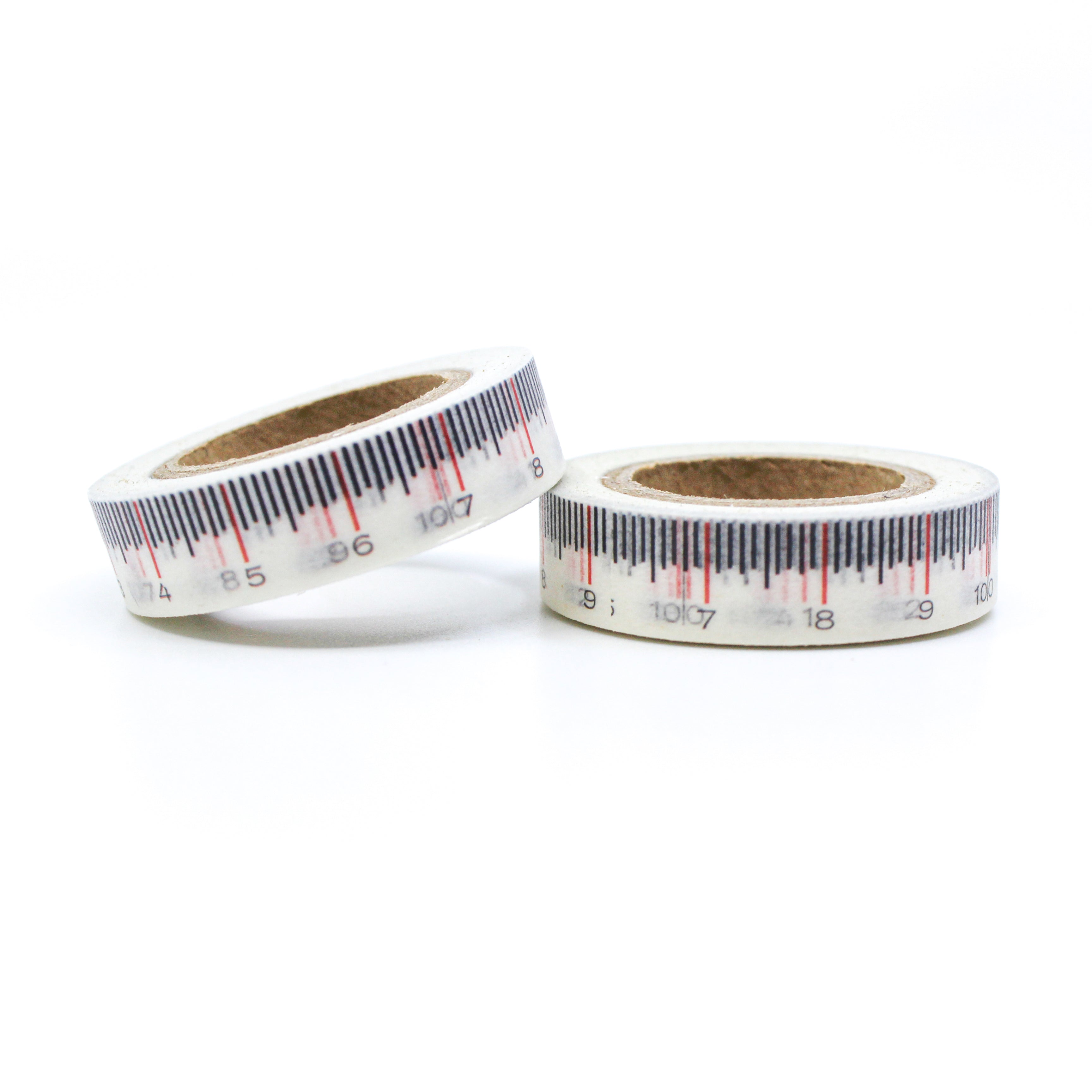 This is a cute thin ruler for Journal Supplies, Scrapbooking washi tapes rom BBB Supplies Craft Shop
