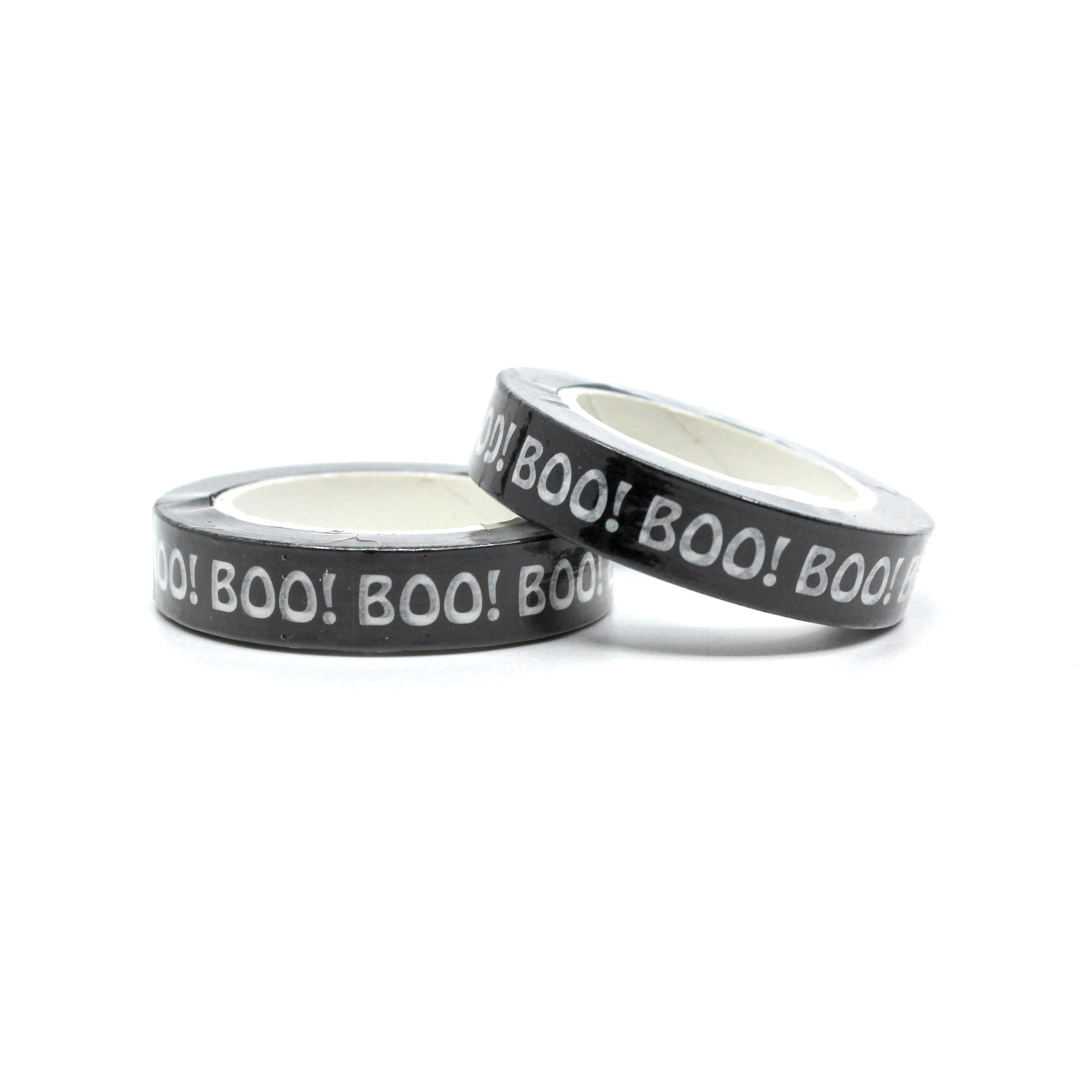 This is a scary BOO! ghost washi tapes from BBB Supplies Craft Shop