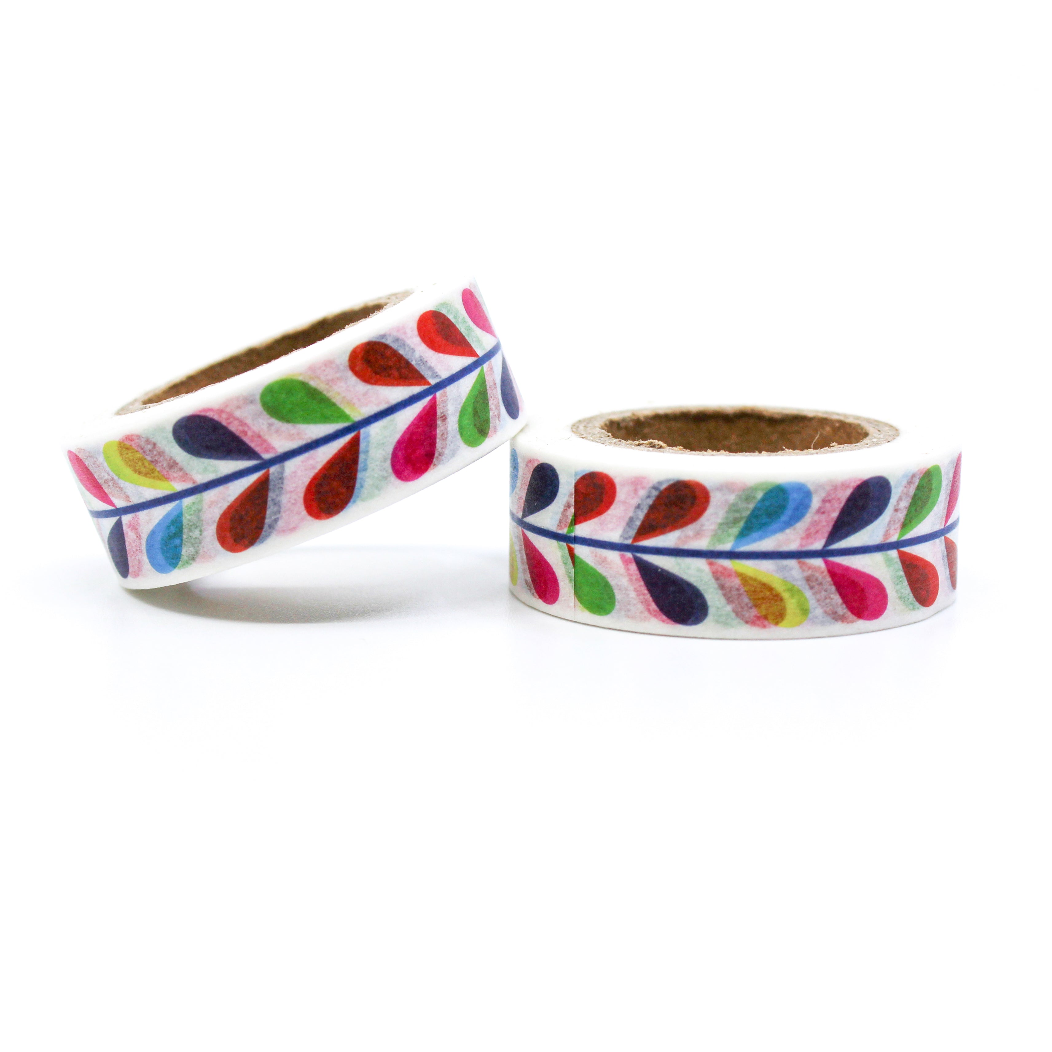 This is a pretty modern vines patterns for Journal Supplies, Scrapbooking washi tapes from BBB Supplies Craft Shop