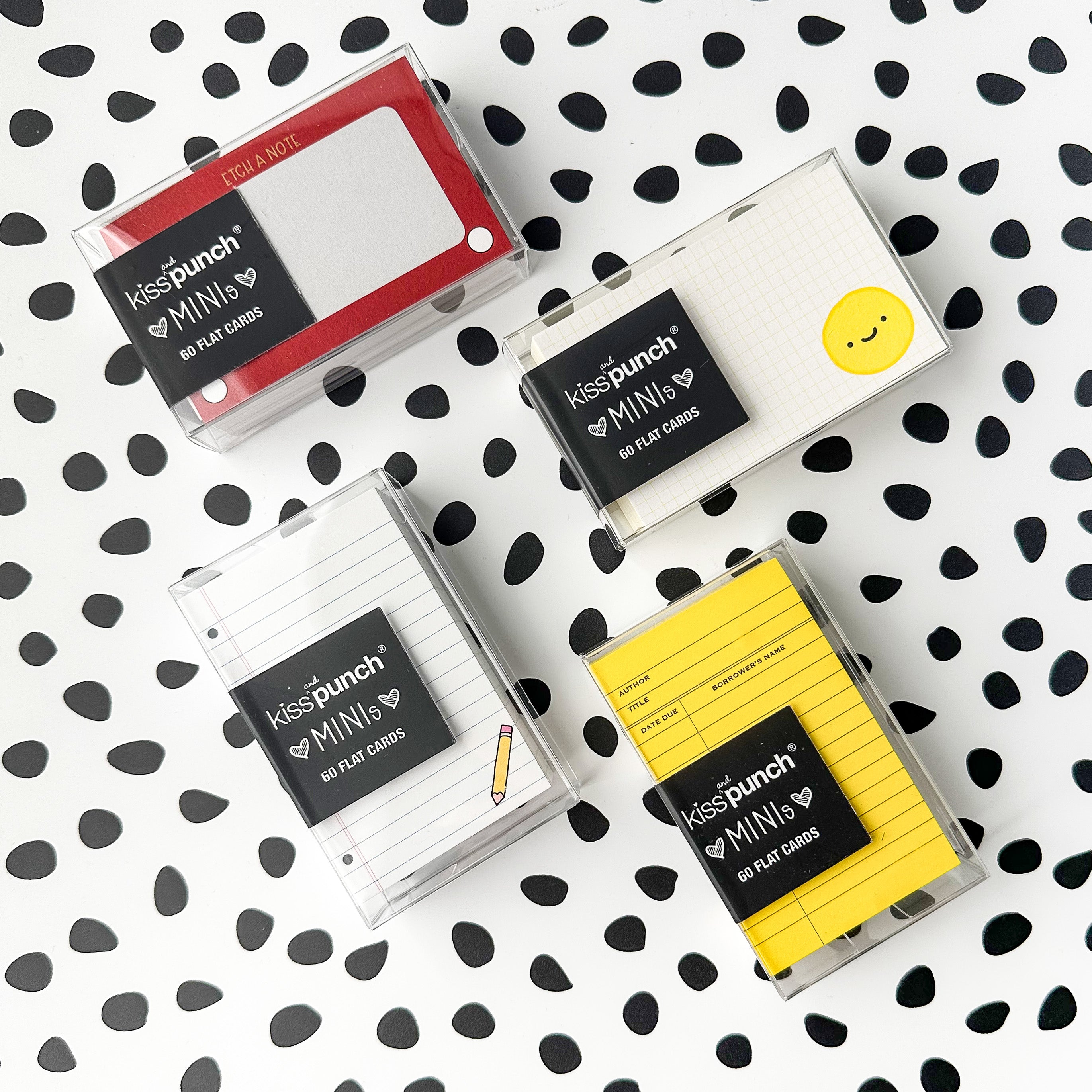 Mini School Paper & Pencil Notecards with a playful classroom-inspired design of lined paper and pencils, perfect for quick notes, thank-yous, or teacher gifts. Fun and nostalgic stationery.