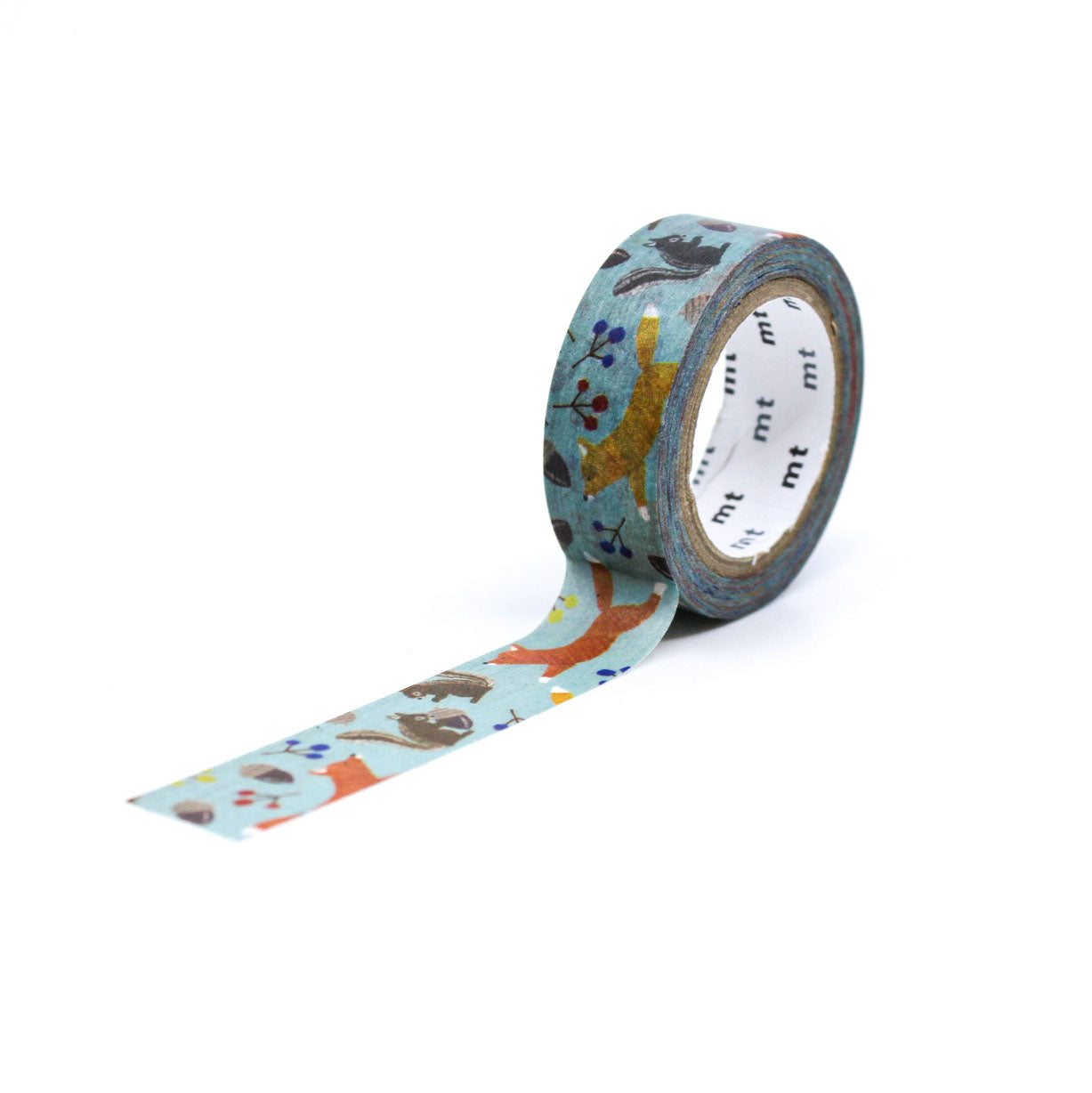 Woodland Foxes & Squirrel Washi
