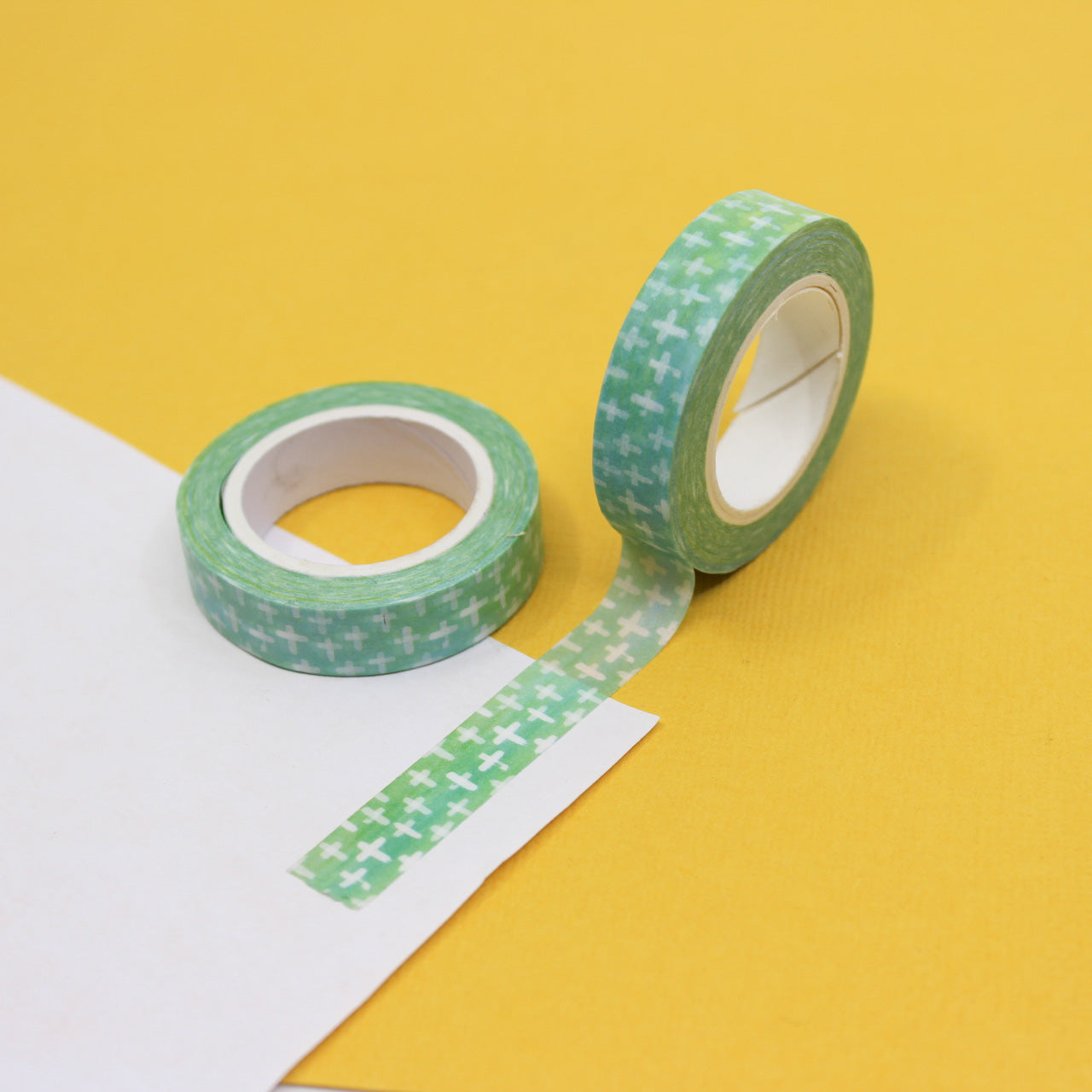 Elevate your crafts with our Modern Crosses Washi Tape, featuring contemporary cross designs in sleek and stylish patterns, perfect for adding a touch of modern elegance to your projects. This tape is sold at BBB Supplies Craft Shop.