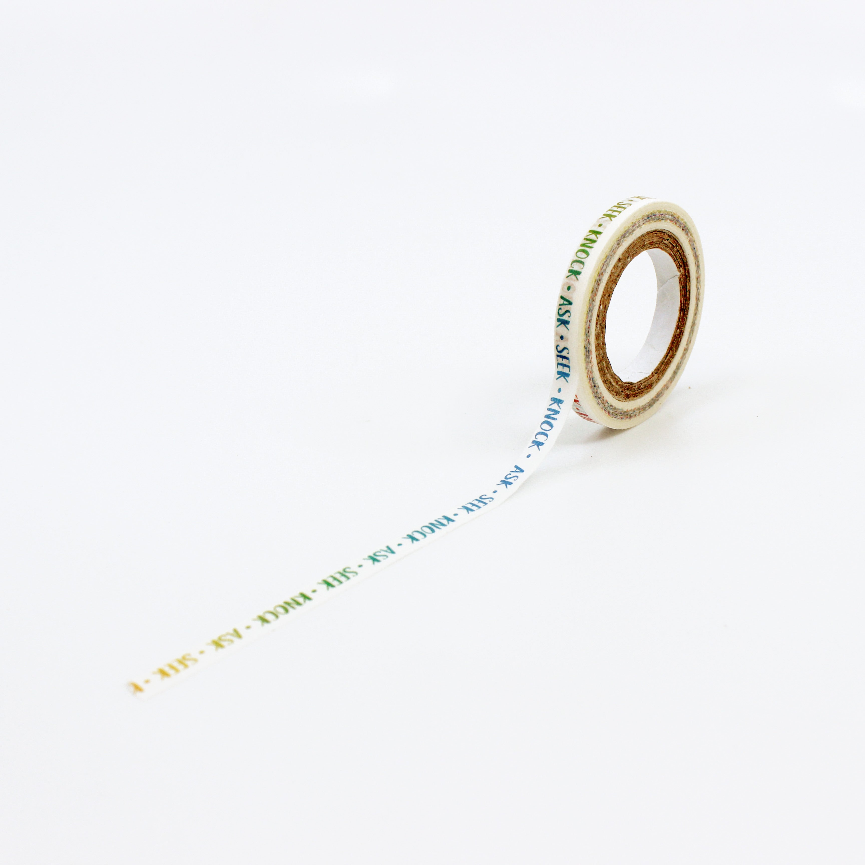 Infuse your journaling with faith and inspiration using our washi tape adorned with faith phrases and spiritual quotes, enhancing your connection with your faith. This tape is sold at BBB Supplies Craft Shop.