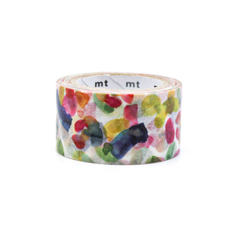Infuse your projects with the beauty of watercolor art using our washi tape, adorned with a painterly design that captures the free-flowing and vibrant nature of watercolors, adding a touch of elegance to your crafts. This tape is a collaboration with MT and Bluebellgrey. It is sold at BBB Supplies Craft Shop.
