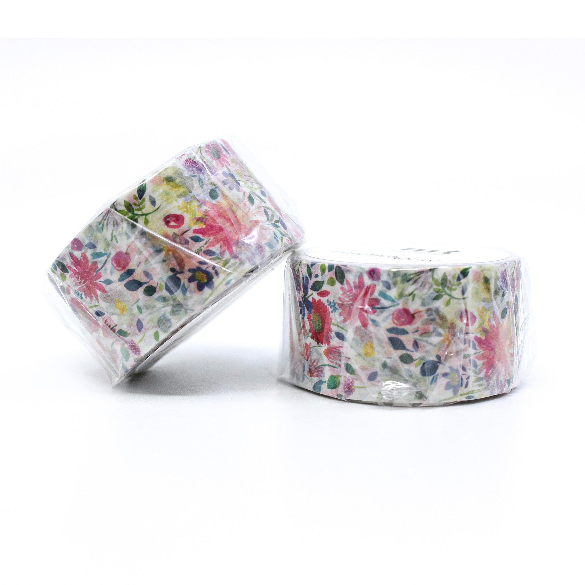 Infuse your projects with the beauty of watercolor art using our washi tape, adorned with a painterly design of floral motifs that captures the free-flowing and vibrant nature of watercolors, adding a touch of elegance to your crafts. This tape is a collaboration with MT and Bluebellgrey. It is sold at BBB Supplies Craft Shop.