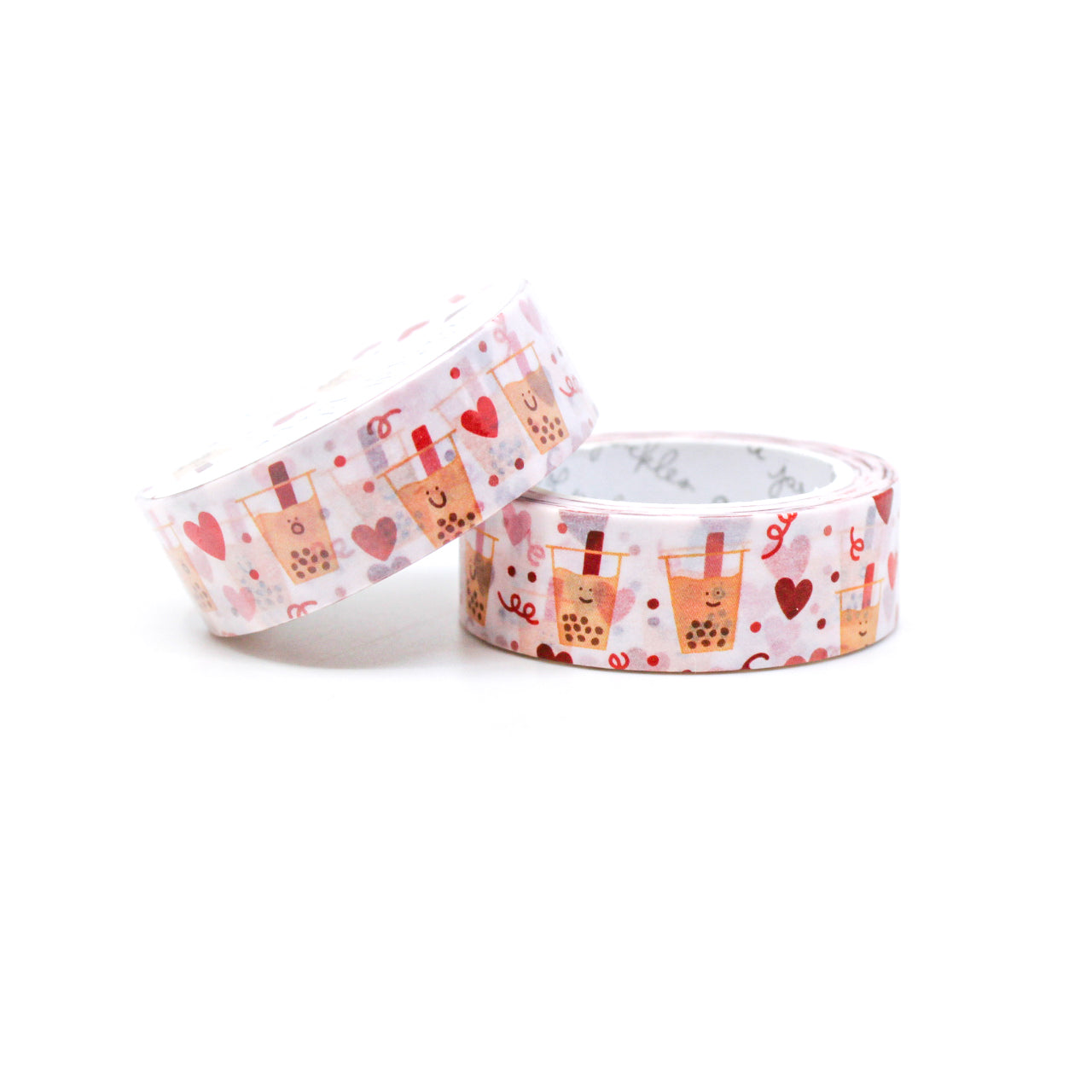Boba Love Washi Tape captures the essence of a delightful dessert with its sweet and charming design. Featuring playful elements and vibrant colors, this tape is perfect for adding a touch of whimsy to your crafts and projects. This washi tape is from A Jar of Pickles and sold at BBB Supplies Craft Shop.