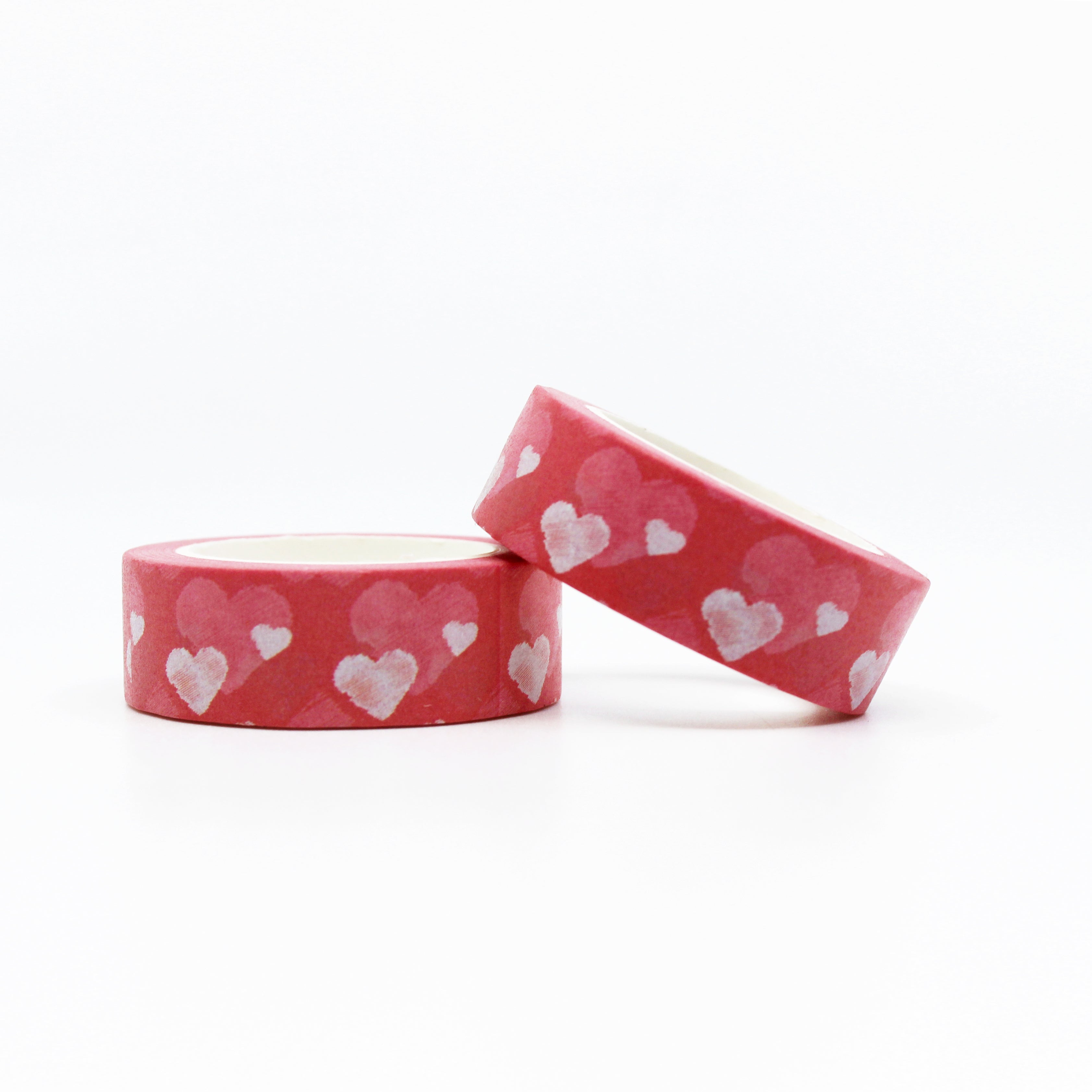 Valentine's Day Washi Tape Heart Washi Tape Roll Pink Tape Red Washi Tape  Love Washi Tape Valentine Craft Vday Decor Vday Scrapbook -  Sweden