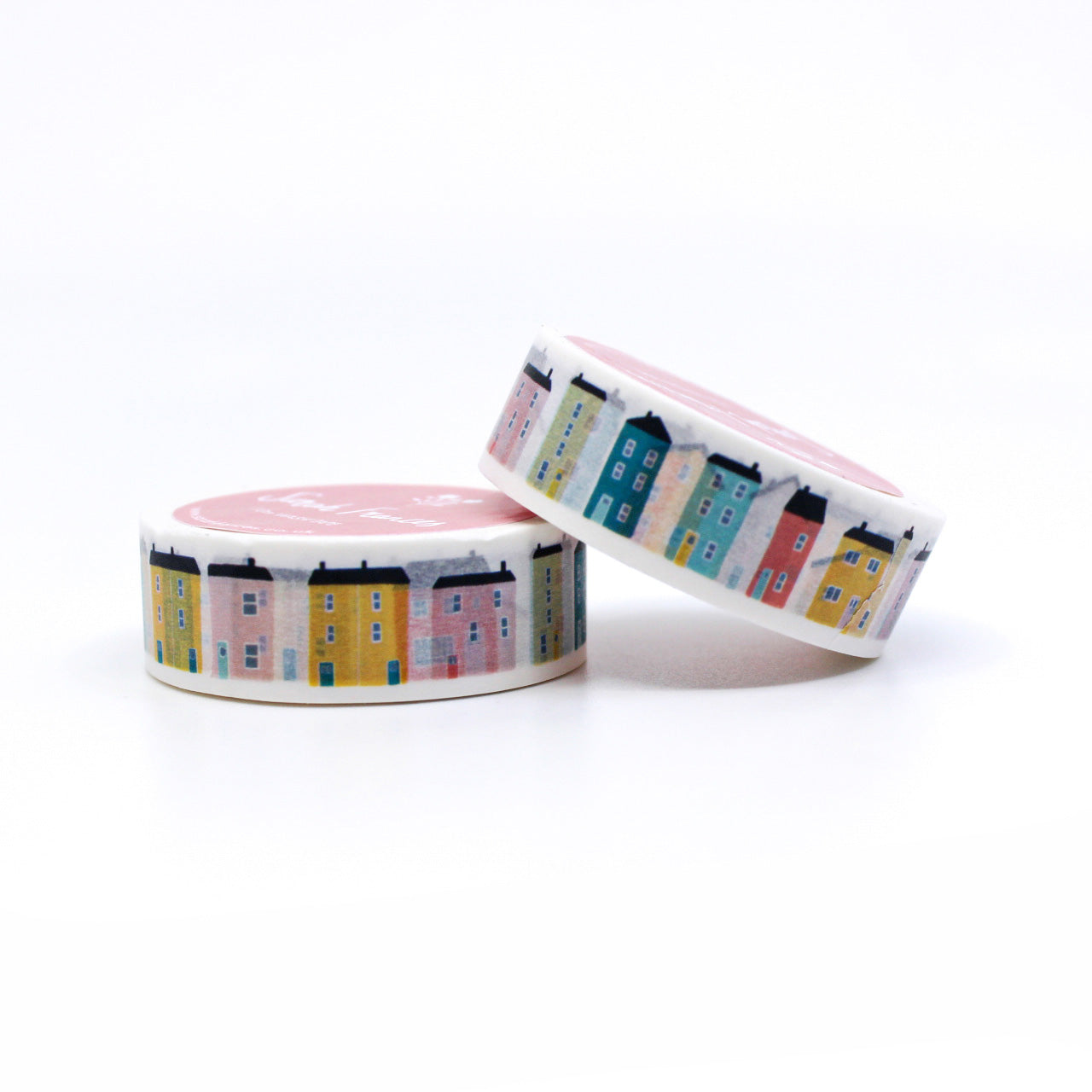  "Coastal Cottages Washi" showcases charming seaside cottages, perfect for adding a quaint, nautical touch to your creative projects.