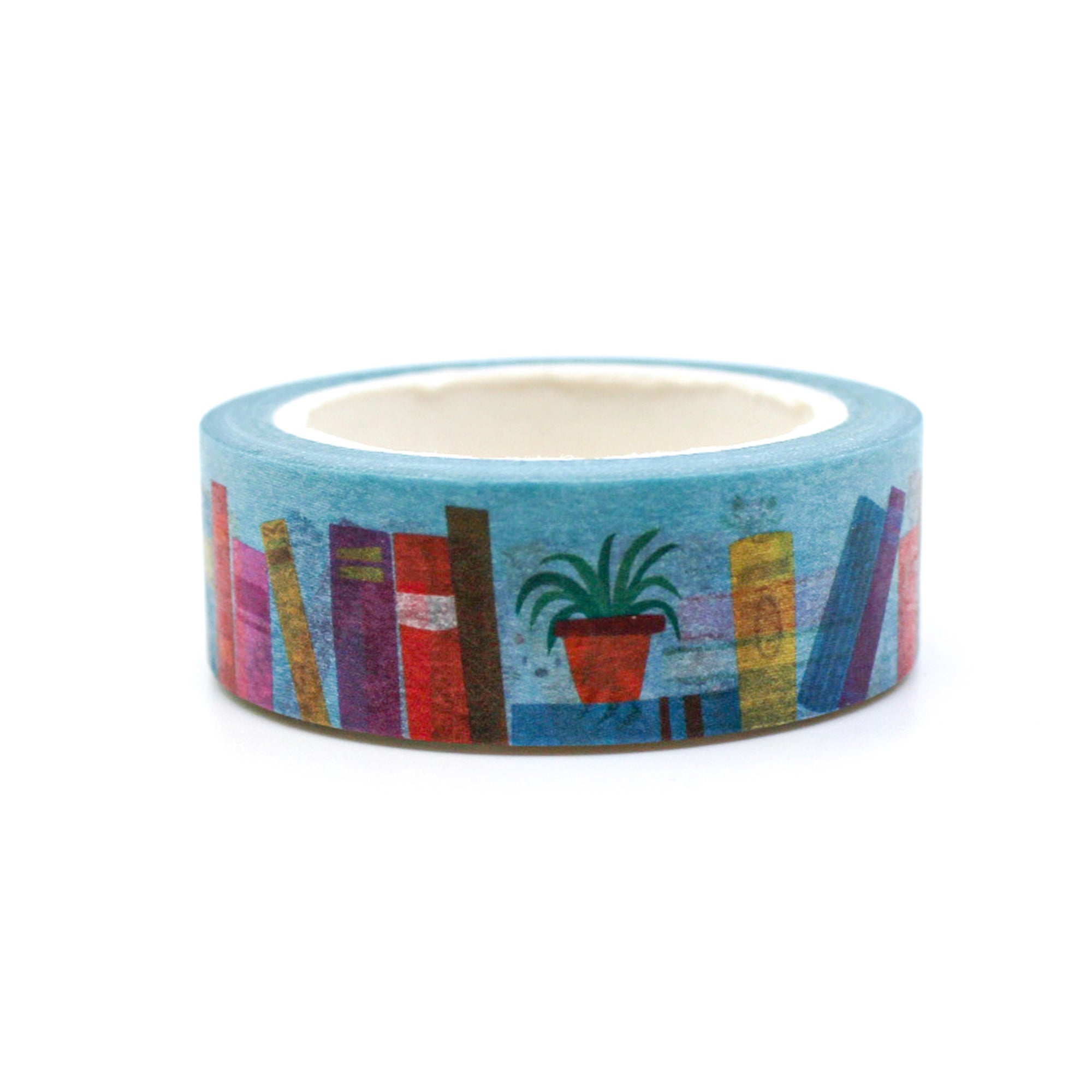 Create a cozy atmosphere in your crafts with our Cozy Library Books Washi Tape, featuring charming book illustrations. Perfect for adding a warm and bookish touch to your projects. This tape is designed by Girl of All Work and sold at BBB Supplies Craft Shop.