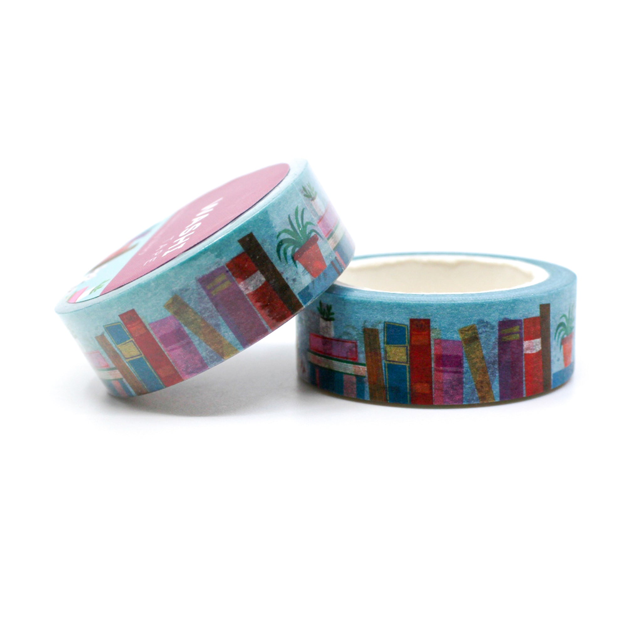 Create a cozy atmosphere in your crafts with our Cozy Library Books Washi Tape, featuring charming book illustrations. Perfect for adding a warm and bookish touch to your projects. This tape is designed by Girl of All Work and sold at BBB Supplies Craft Shop.