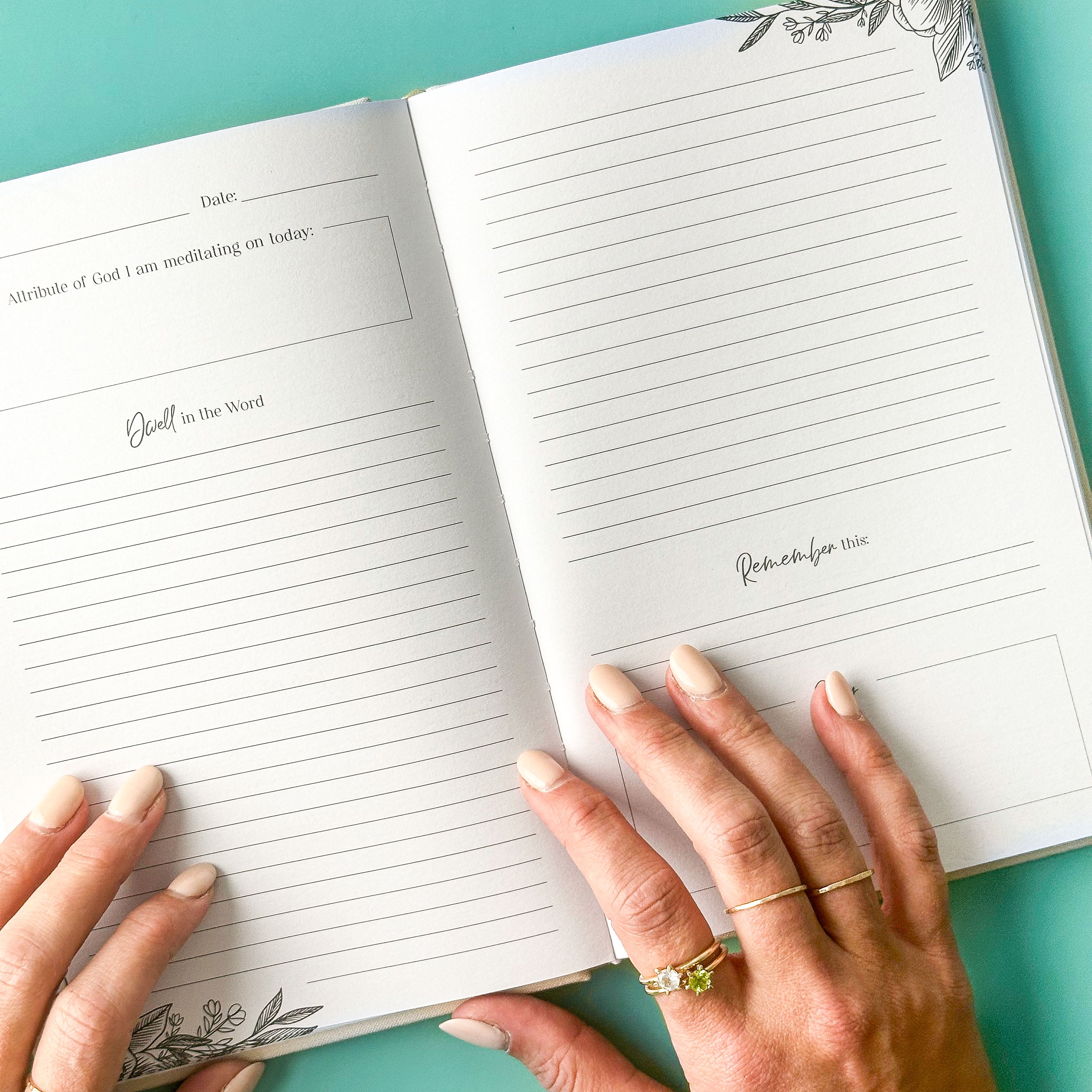  A Bible journal designed to help users reflect on and deepen their understanding of grace through scripture and personal reflection. This journal is from The Daily Grace Co and sold at BBB Supplies Craft Shop.