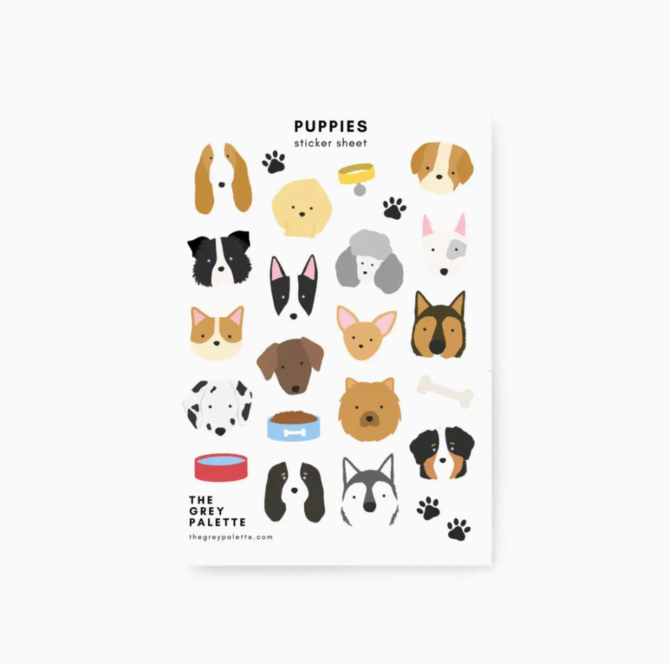 Dog Pups Sticker Sheet
