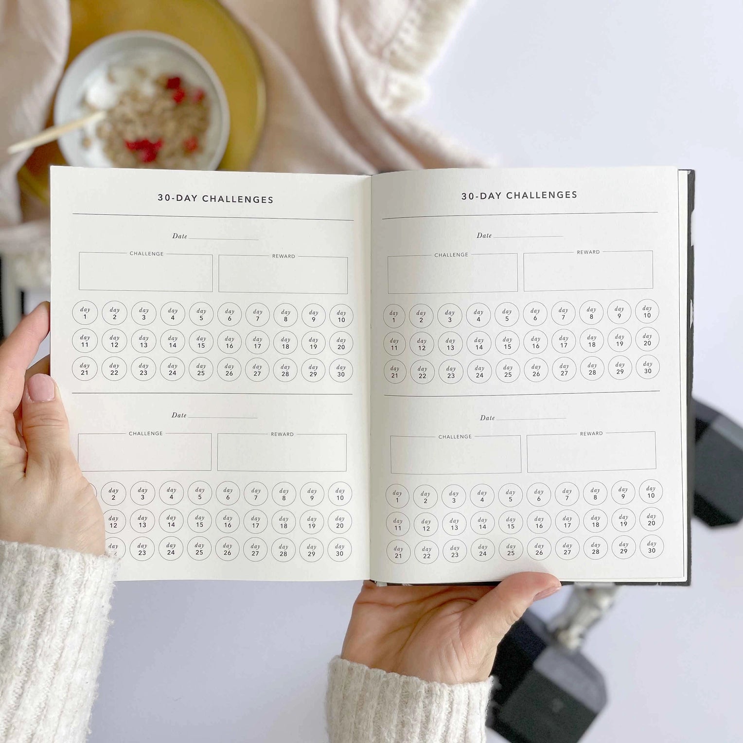 Stay on top of your fitness goals with this comprehensive planner. Track your workouts, plan your meals, and monitor your progress all in one convenient place. This Planner is from Blush and Gold and sold at BBB Supplies Craft Shop. 
