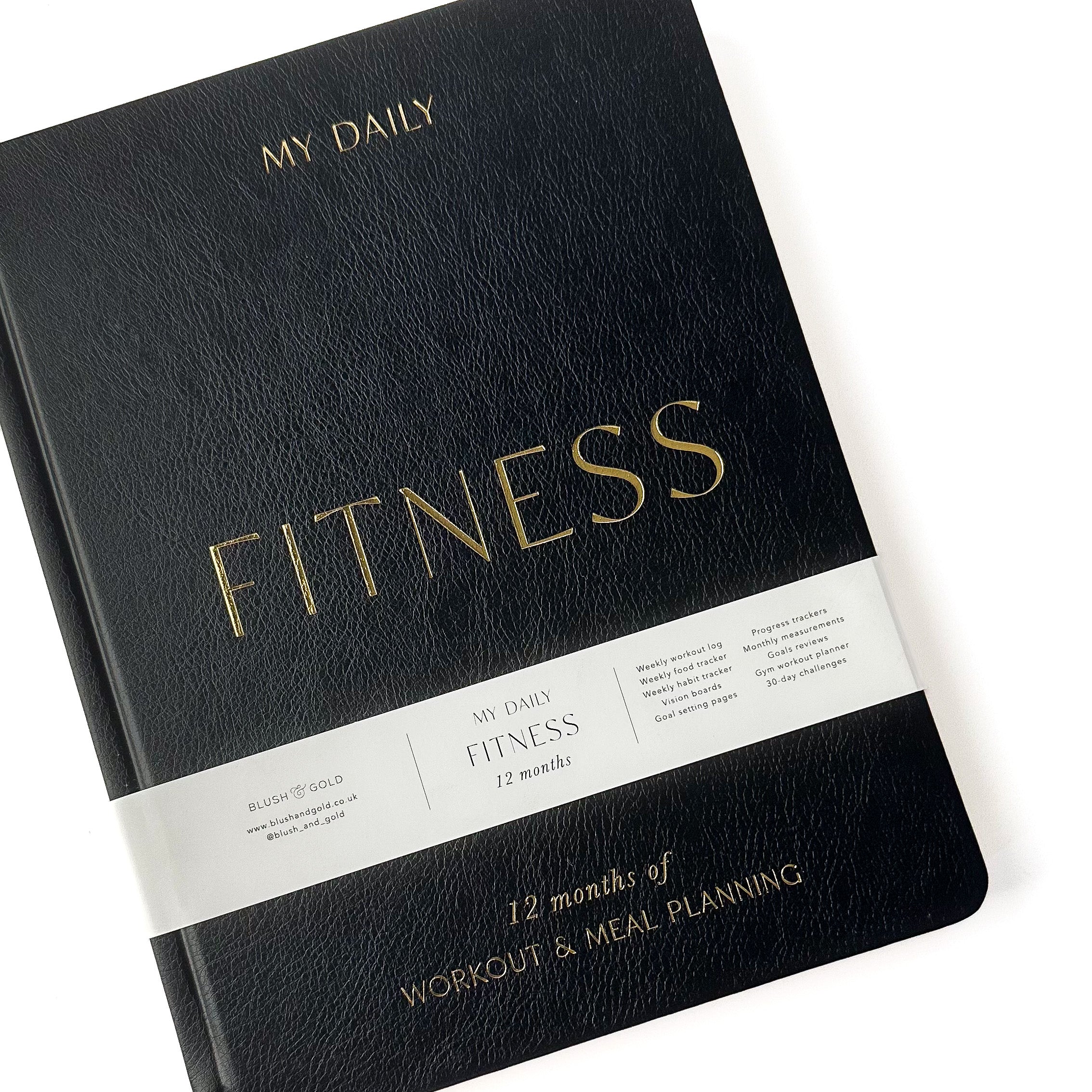 Stay on top of your fitness goals with this comprehensive planner. Track your workouts, plan your meals, and monitor your progress all in one convenient place. This Planner is from Blush and Gold and sold at BBB Supplies Craft Shop. 