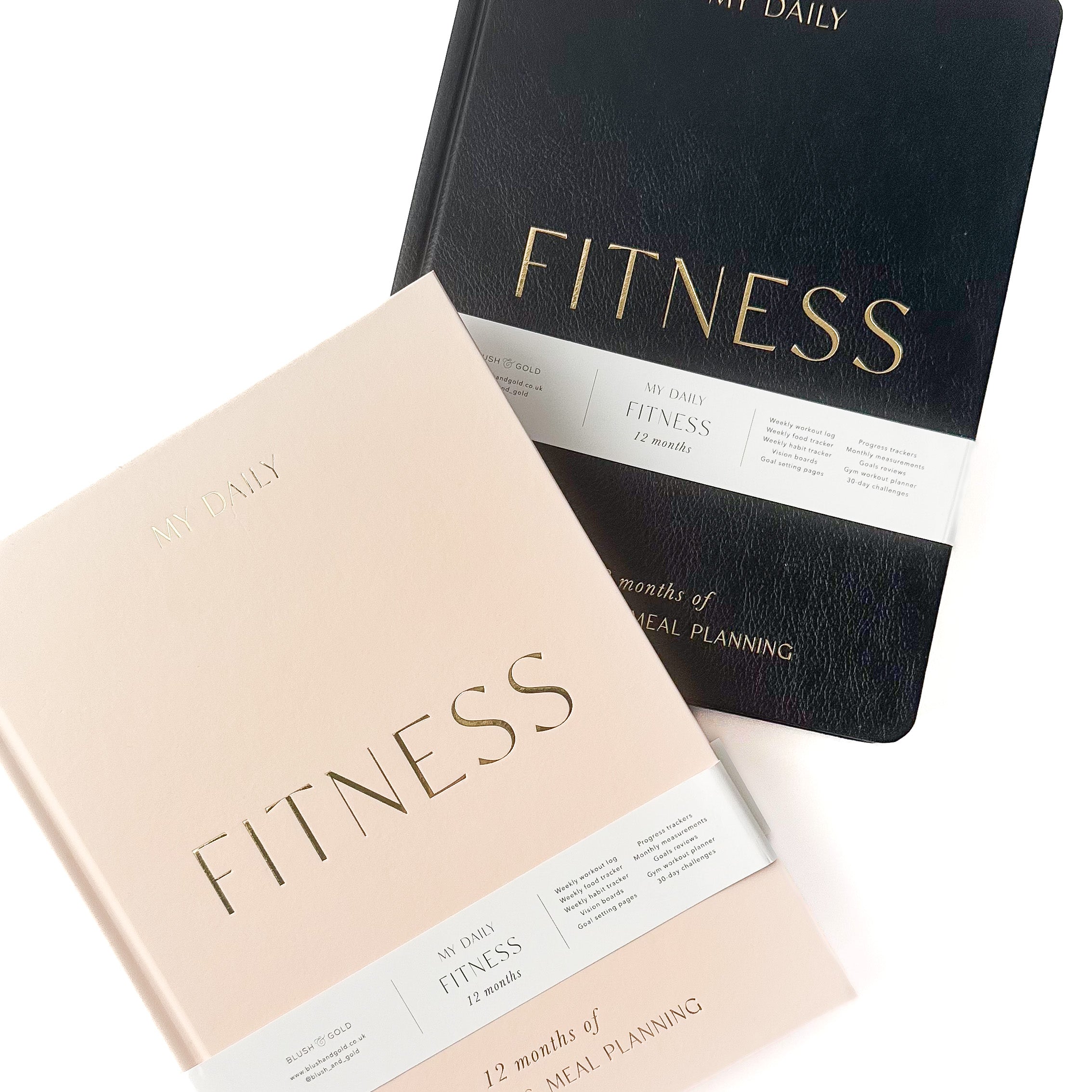 Stay on top of your fitness goals with this comprehensive planner. Track your workouts, plan your meals, and monitor your progress all in one convenient place. This Planner is from Blush and Gold and sold at BBB Supplies Craft Shop. 