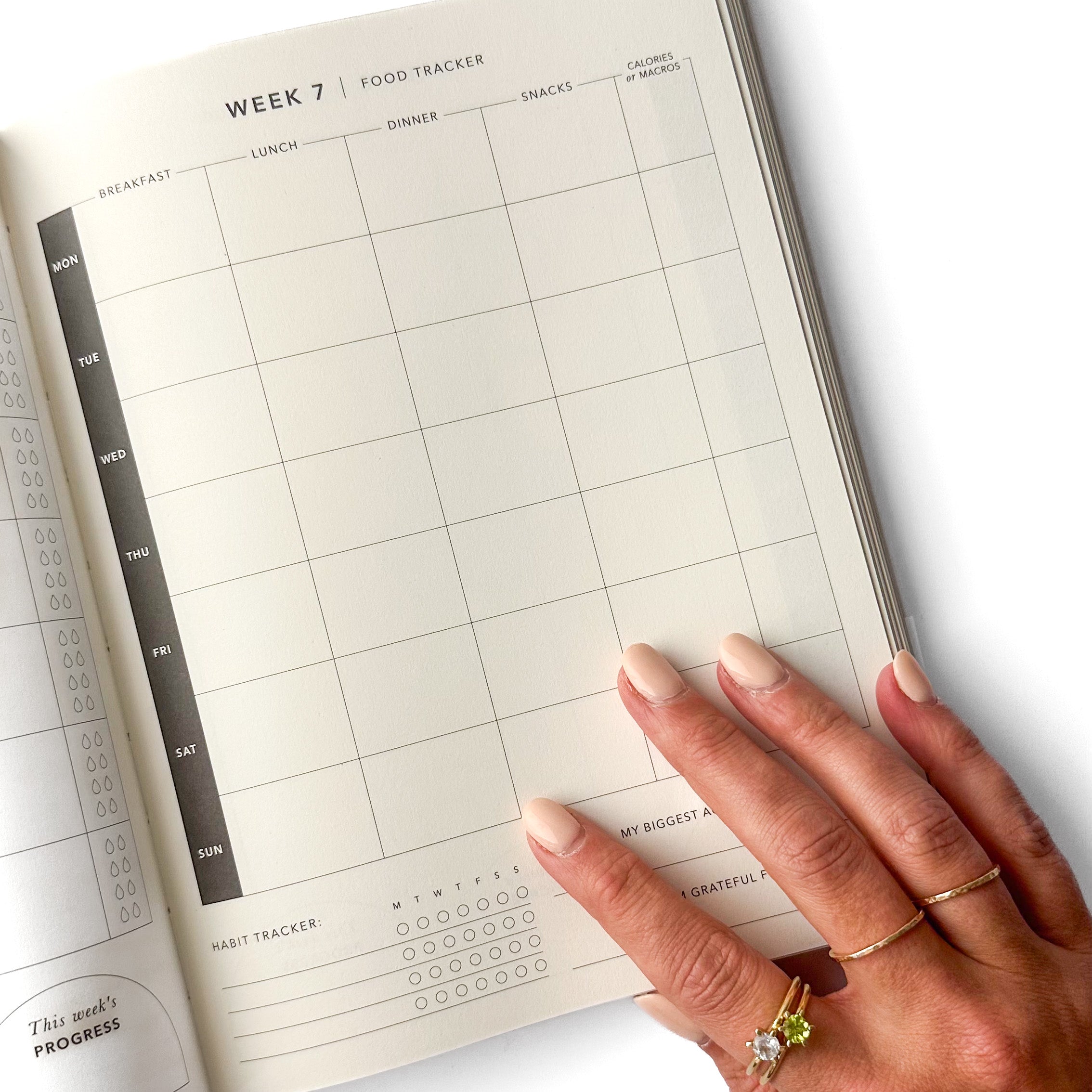 Stay on top of your fitness goals with this comprehensive planner. Track your workouts, plan your meals, and monitor your progress all in one convenient place. This Planner is from Blush and Gold and sold at BBB Supplies Craft Shop. 