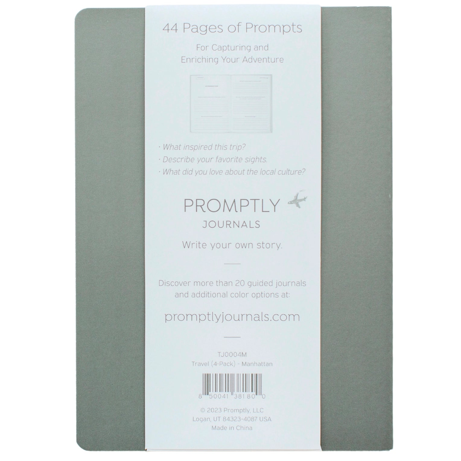These mini travel journals are perfect to fit in your pocket and document the best parts of your trip, with prompts along the way! This journal is from promptly and sold at BBB Supplies Craft Shop.