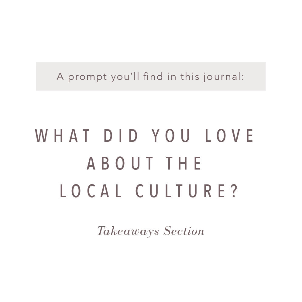 These mini travel journals are perfect to fit in your pocket and document the best parts of your trip, with prompts along the way! This journal is from promptly and sold at BBB Supplies Craft Shop.