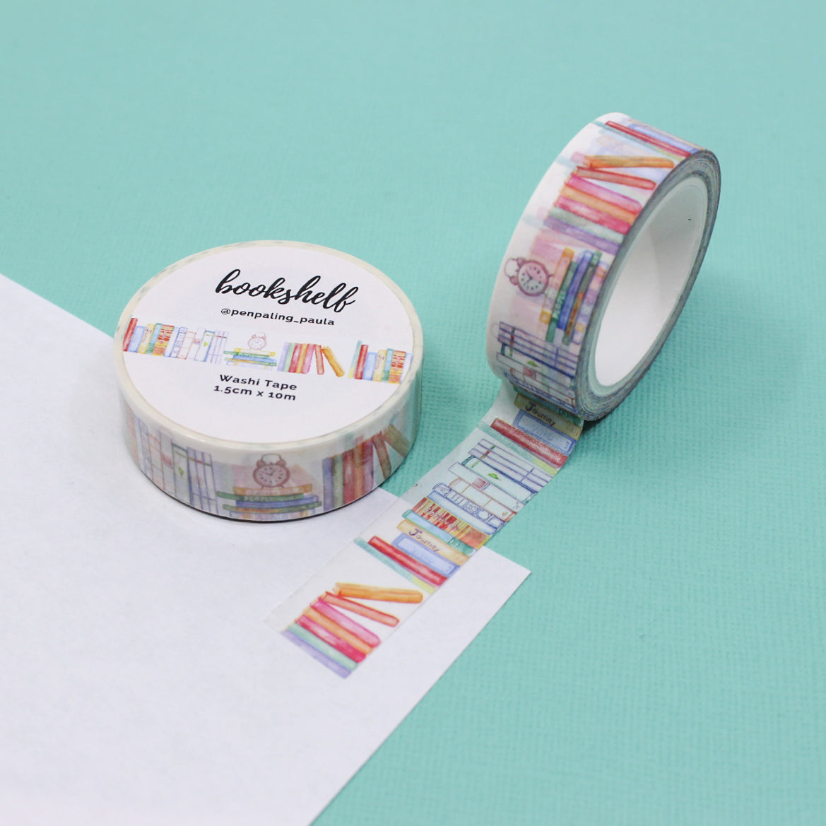 Kawaii Christmas Grid Line Skinny Washi Tape Glitter Custom