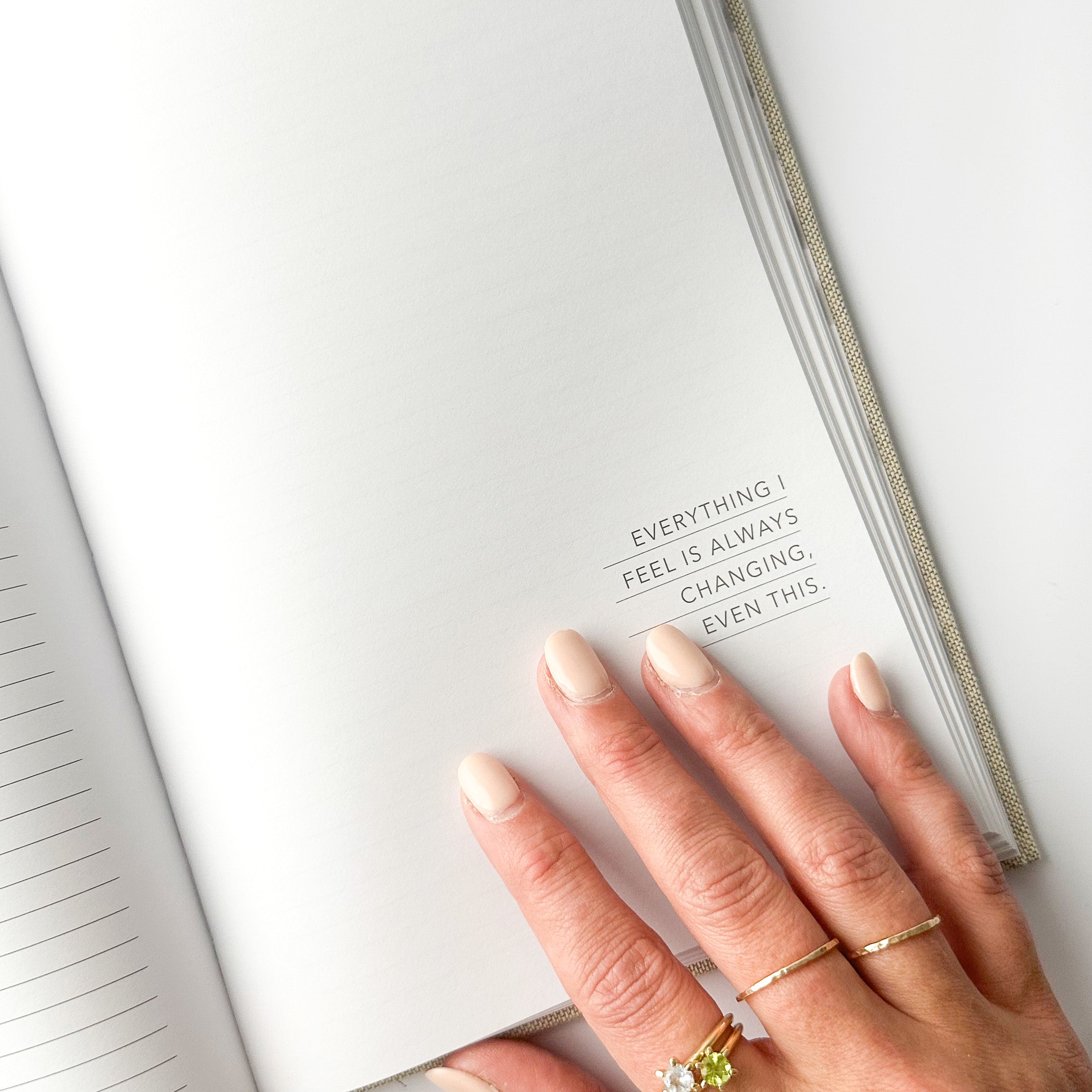 This grief journal offer prompts to help you write about your losses and work through the grieving process at your pace. This journal is from promptly and sold at BBB Supplies Craft Shop.
