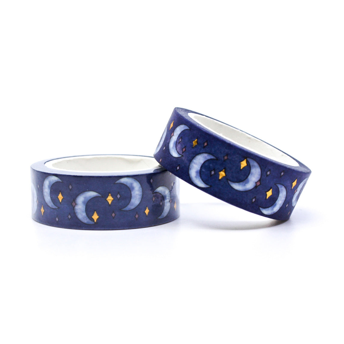 Add an aura of mystique with our Mystical Symbols Crescent Moon Washi Tape, featuring enchanting moon and symbolic designs. Perfect for crafting a magical atmosphere. This tape is sold at BBB Supplies Craft Shop.