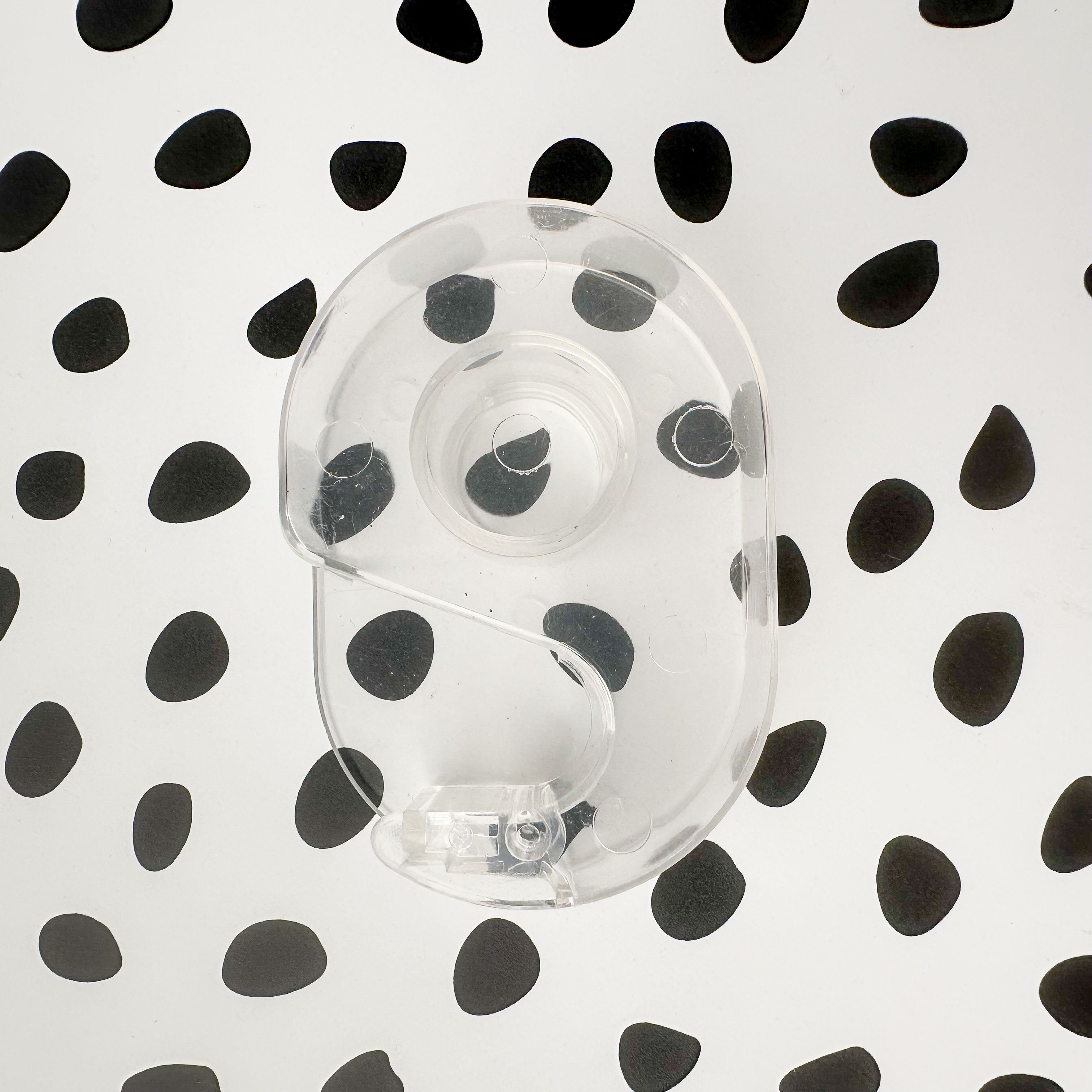 Single washi holder on a white background with tape ready to use