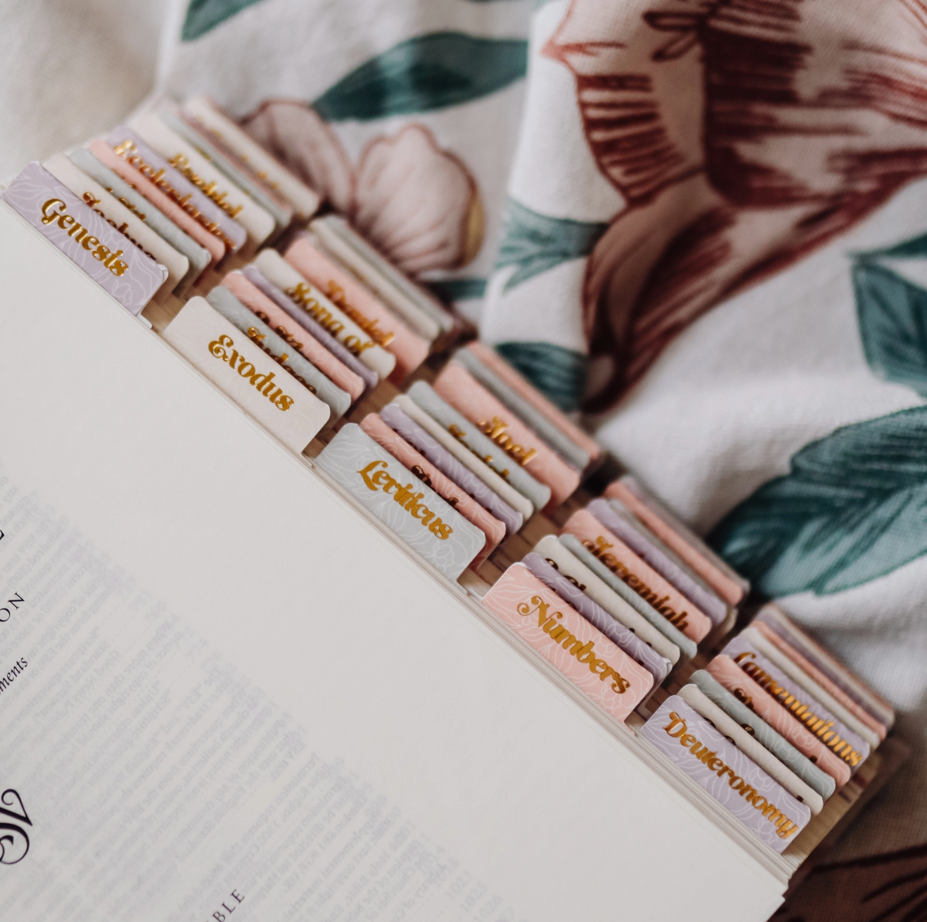 Self-adhesive Books of the Bible Tabs