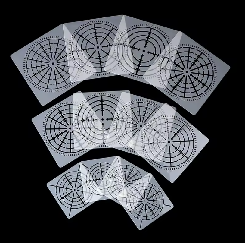 12 Piece Habit Tracker Stencils Set