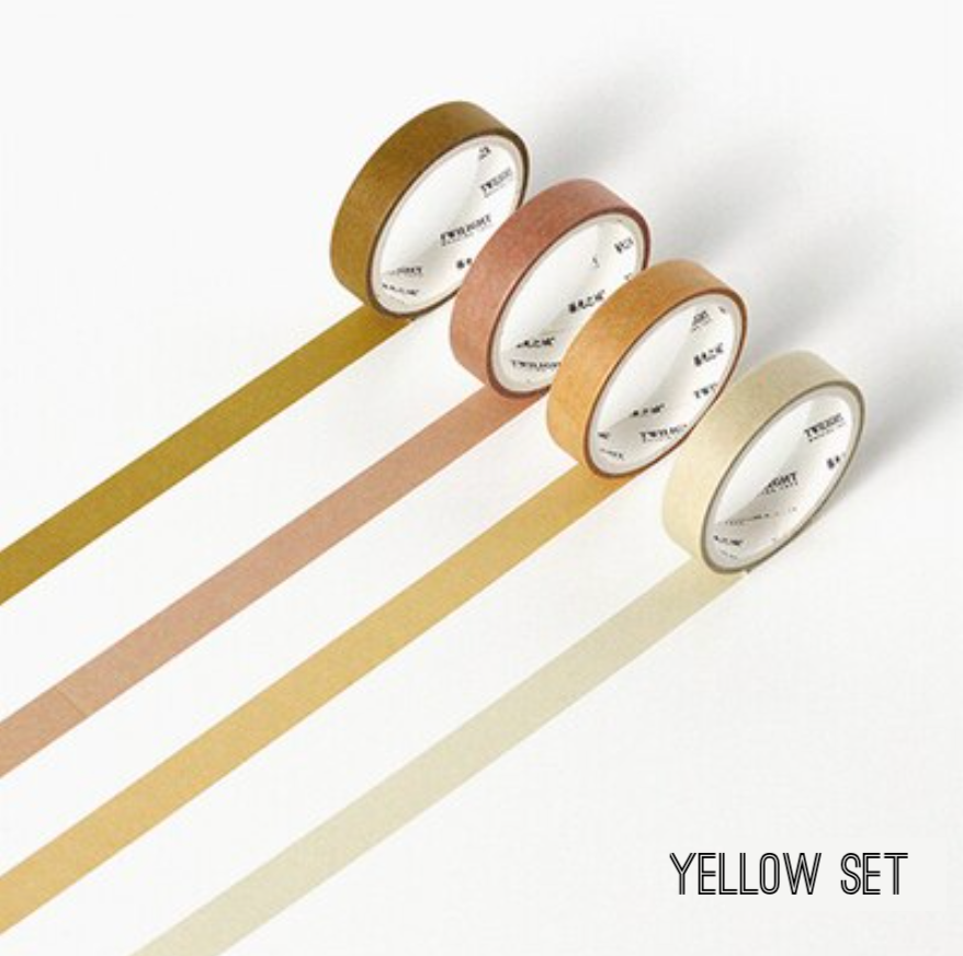 Discover creativity with our Boxed Color Coordinated Washi Tape Set. This set offers a range of yellow to tan color washi tapes neatly packaged for your crafting convenience, allowing you to add vibrant and coordinated accents to your projects. These boxed washi sets are sold at BBB Supplies Craft Shop.