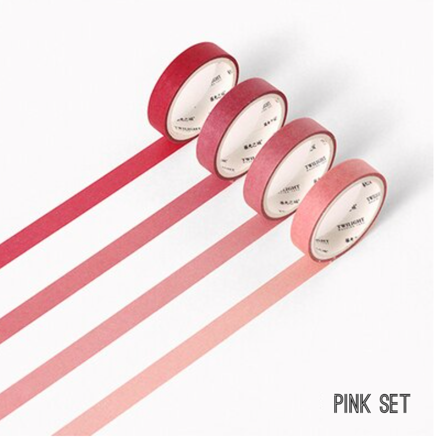 Discover creativity with our Boxed Color Coordinated Washi Tape Set. This set offers a range of pink washi tapes neatly packaged for your crafting convenience, allowing you to add vibrant and coordinated accents to your projects. These boxed washi sets are sold at BBB Supplies Craft Shop.