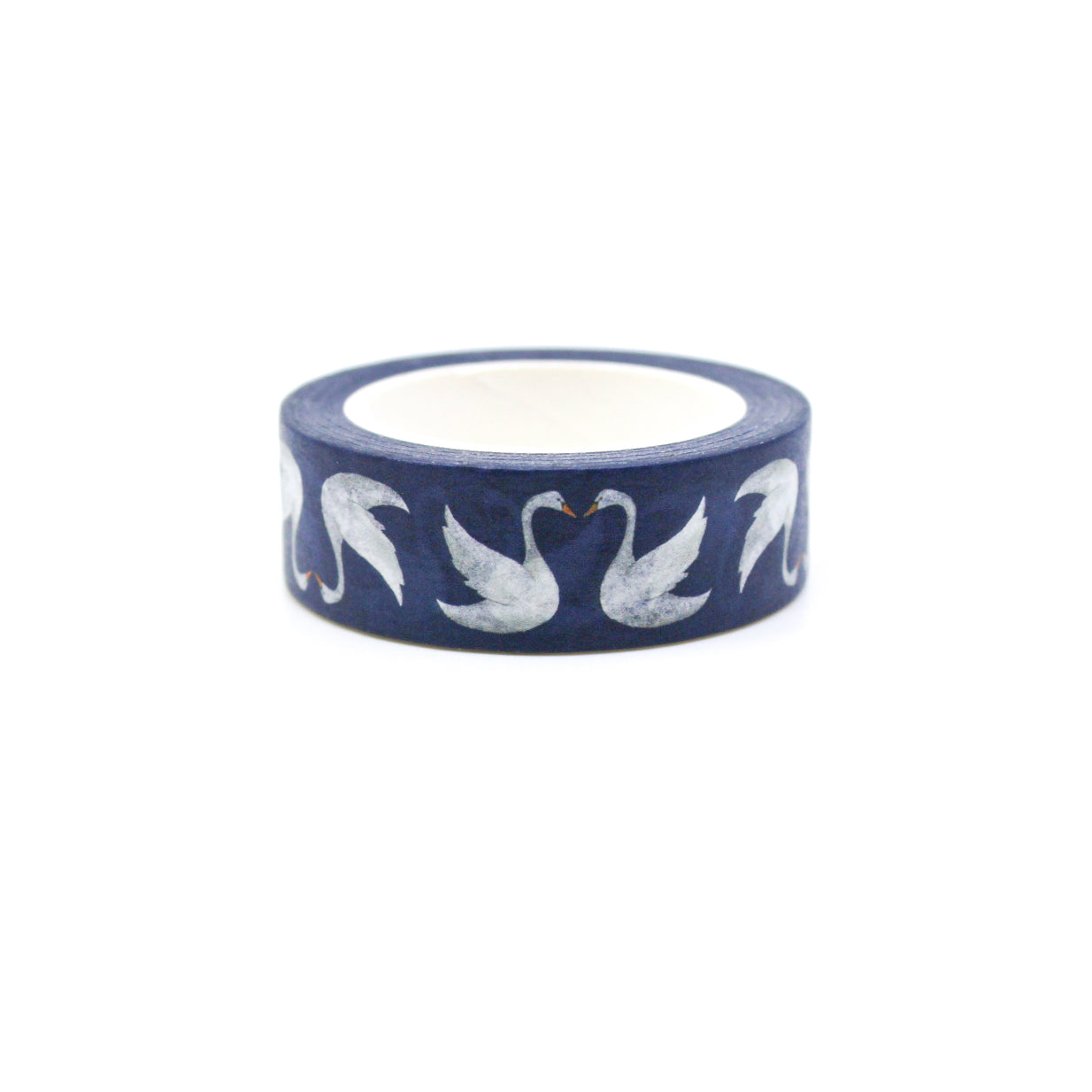 Experience romance in crafting with our Blue Kissing Swans Bird Washi Tape, depicting two swans sharing a loving moment in shades of serene blue. Perfect for adding a touch of love and tranquility to your creative projects. This tape is from Beve and sold at BBB Supplies Craft Shop.