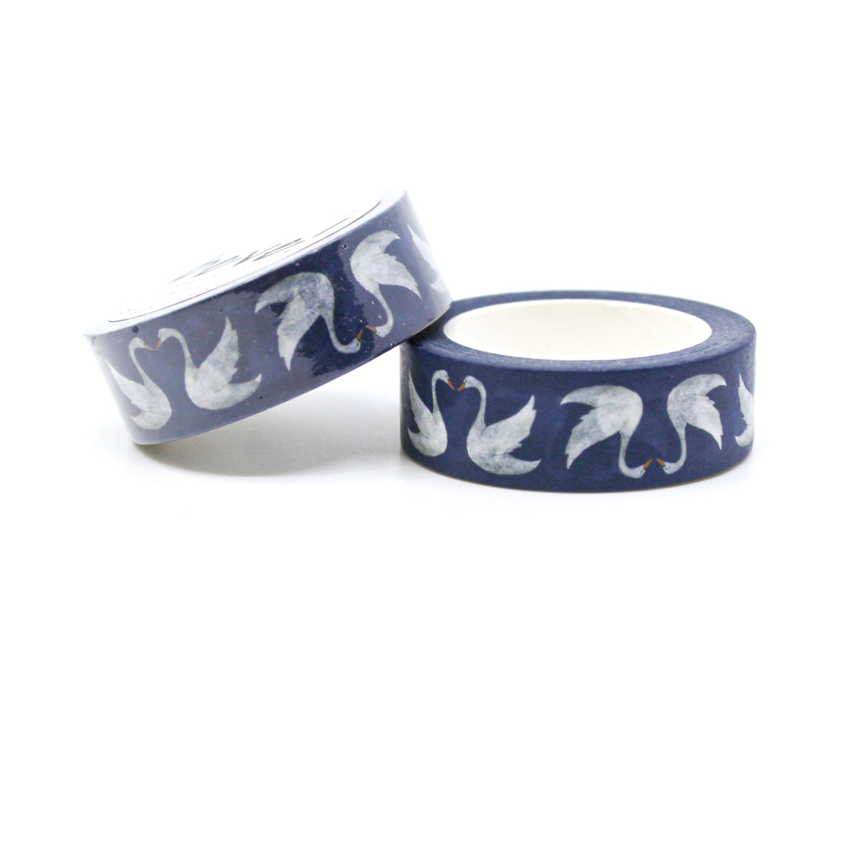 Experience romance in crafting with our Blue Kissing Swans Bird Washi Tape, depicting two swans sharing a loving moment in shades of serene blue. Perfect for adding a touch of love and tranquility to your creative projects. This tape is from Beve and sold at BBB Supplies Craft Shop.